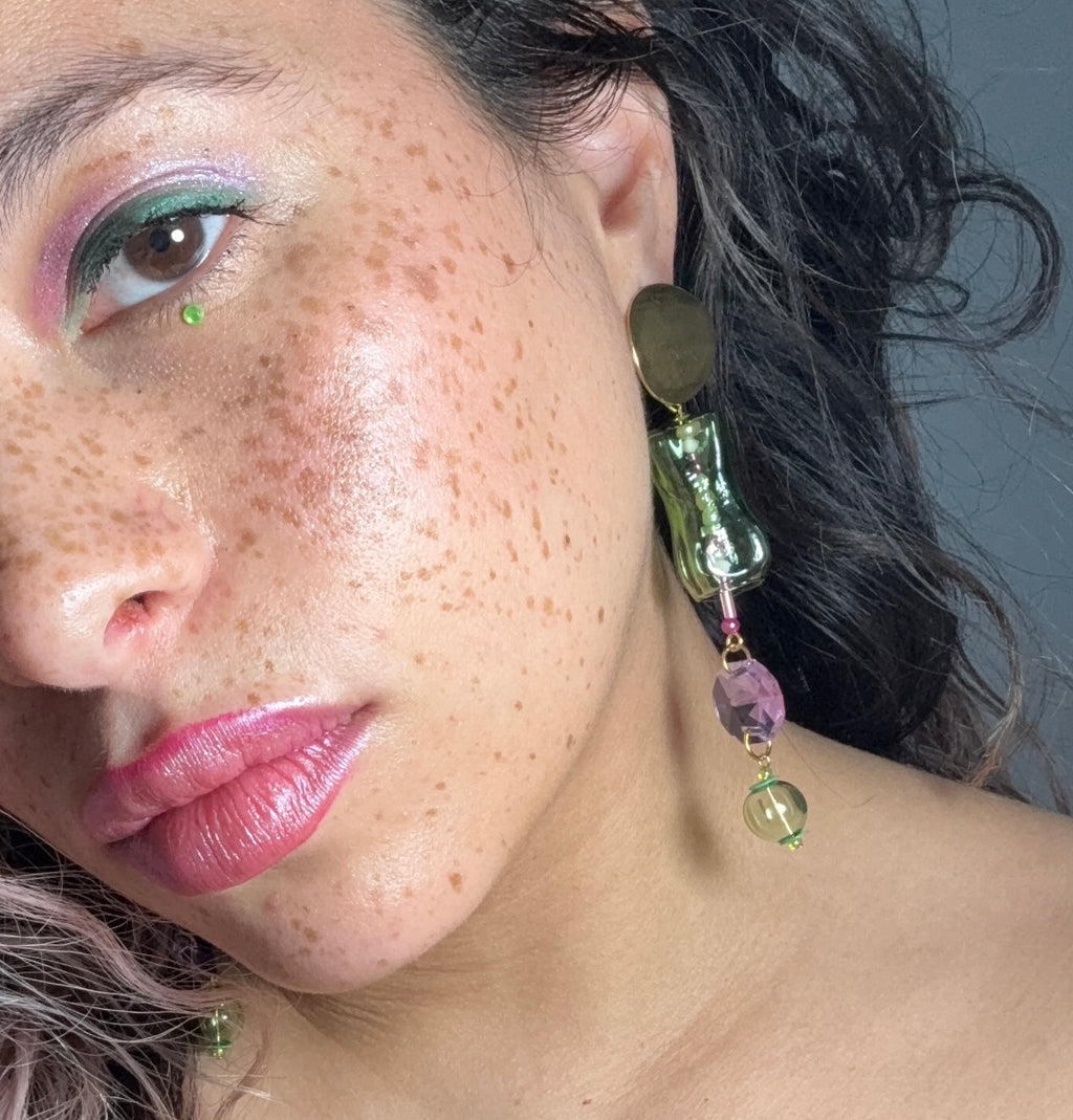 KALI · Wearable Art Glass Earrings
