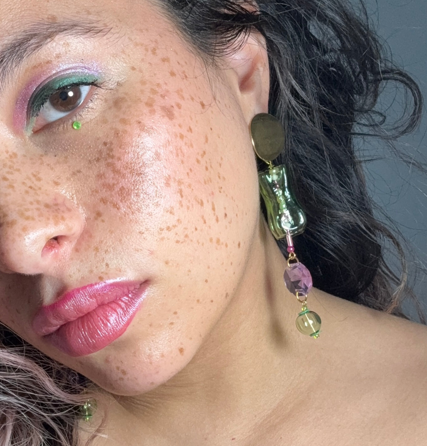 KALI · Wearable Art Glass Earrings