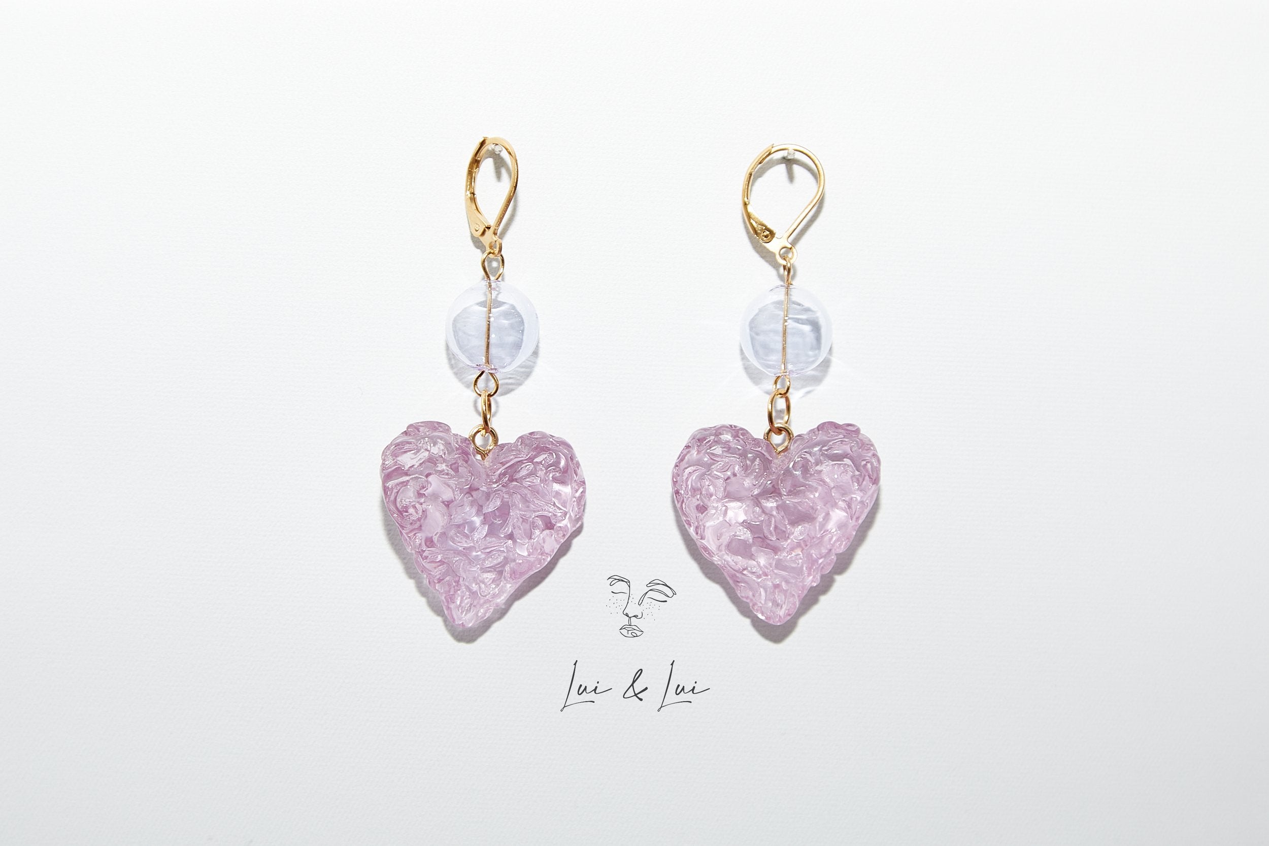 ICE HEART Earrings 