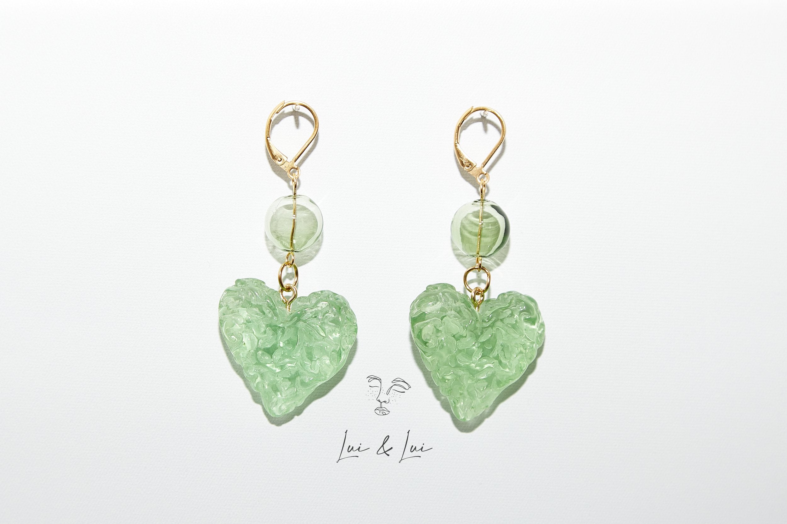 ICE HEART Earrings 