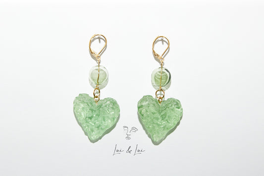 ICE HEART Earrings 