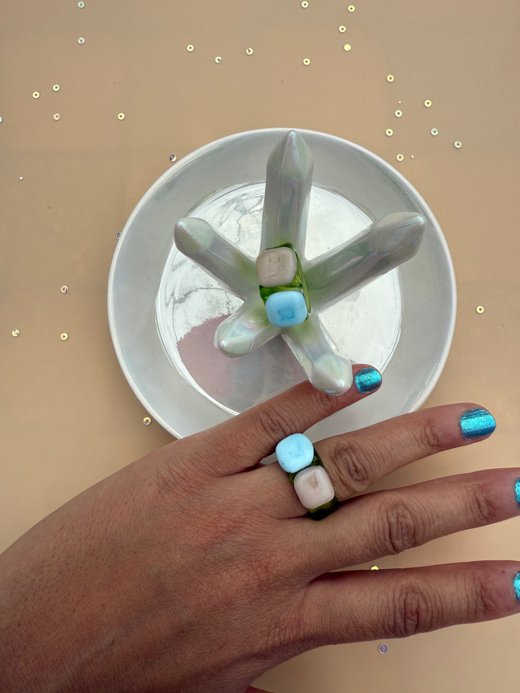 Twin Petals Ring
