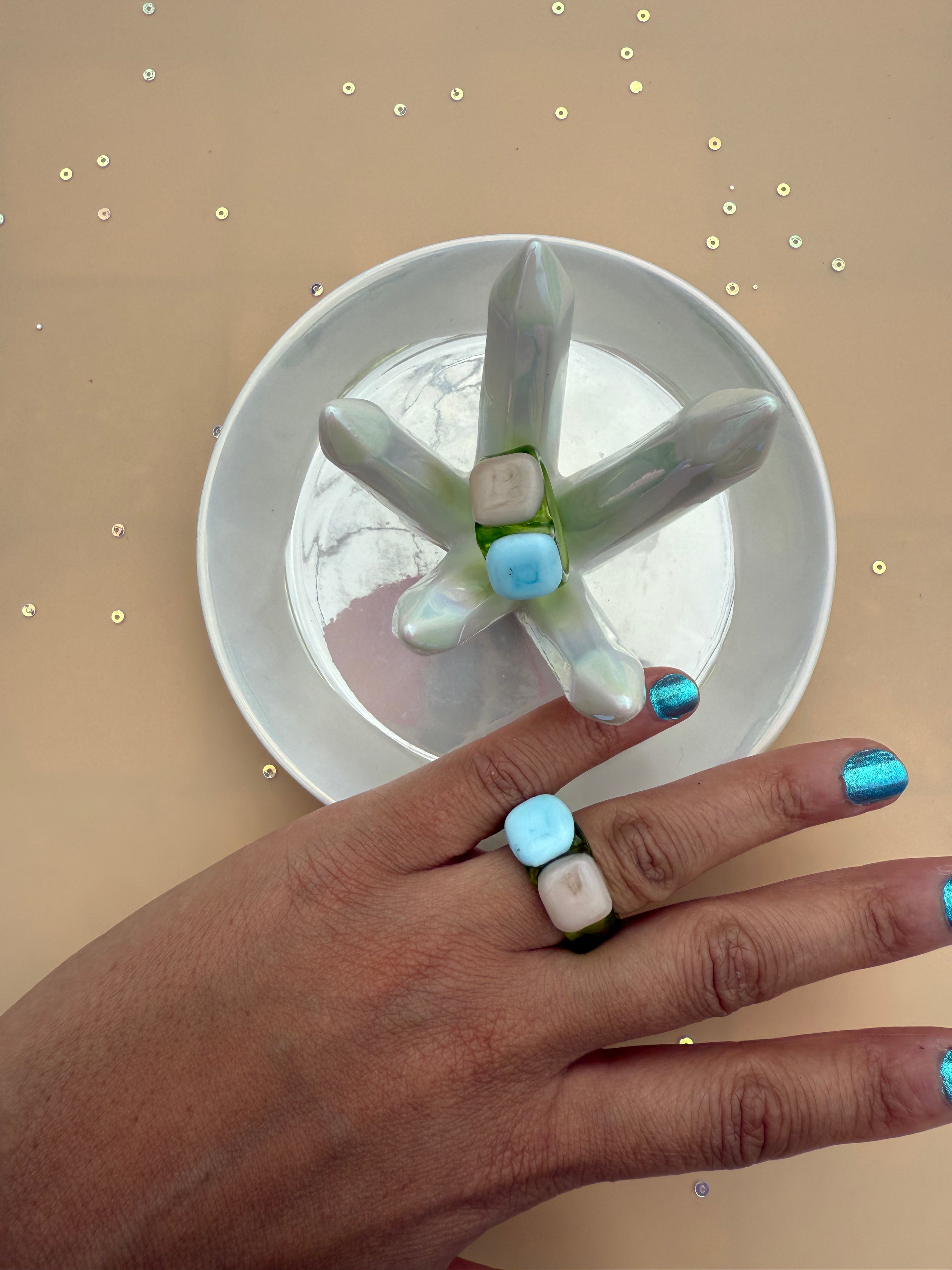 Twin Petals Ring