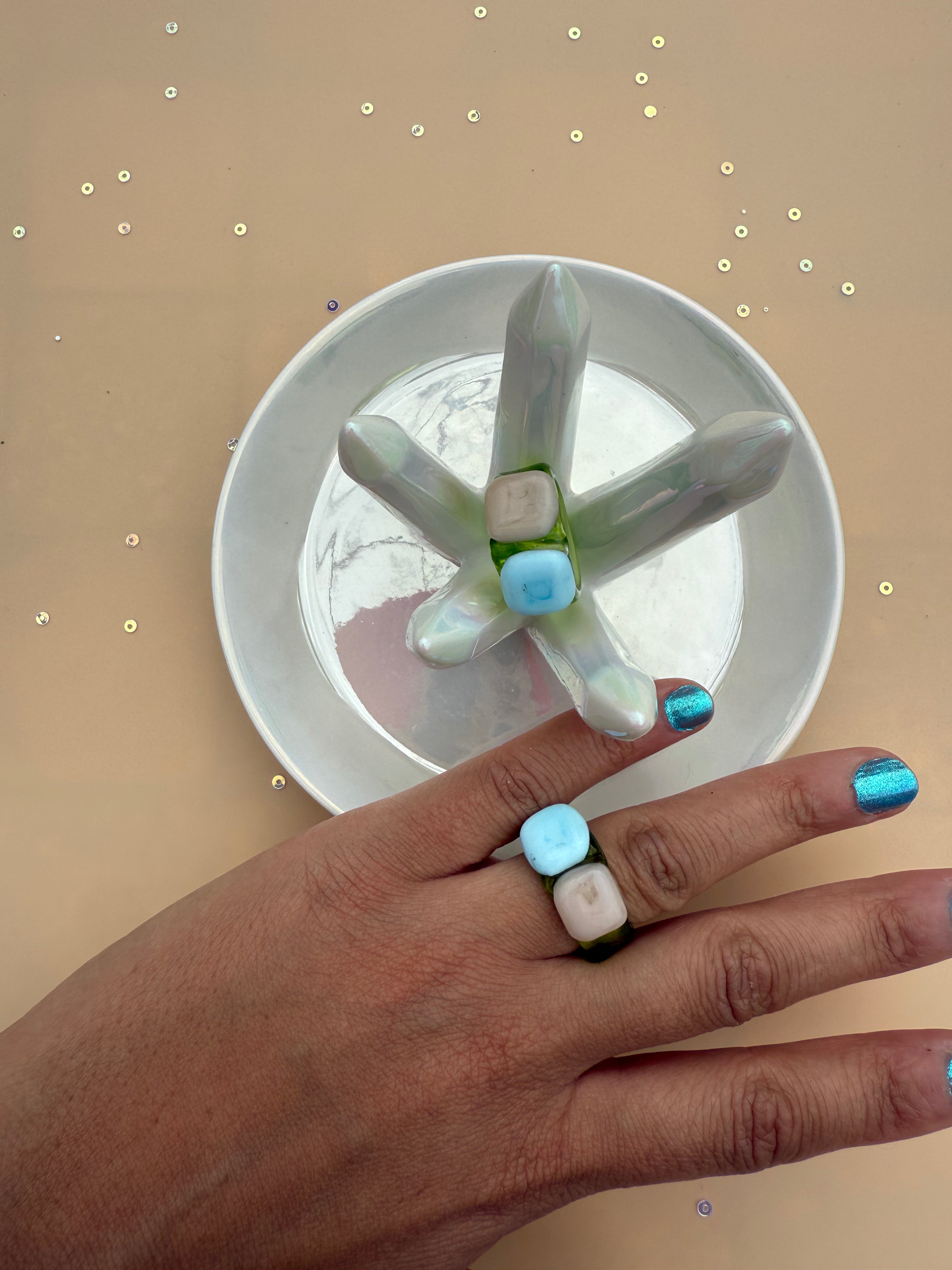 Twin Petals Ring