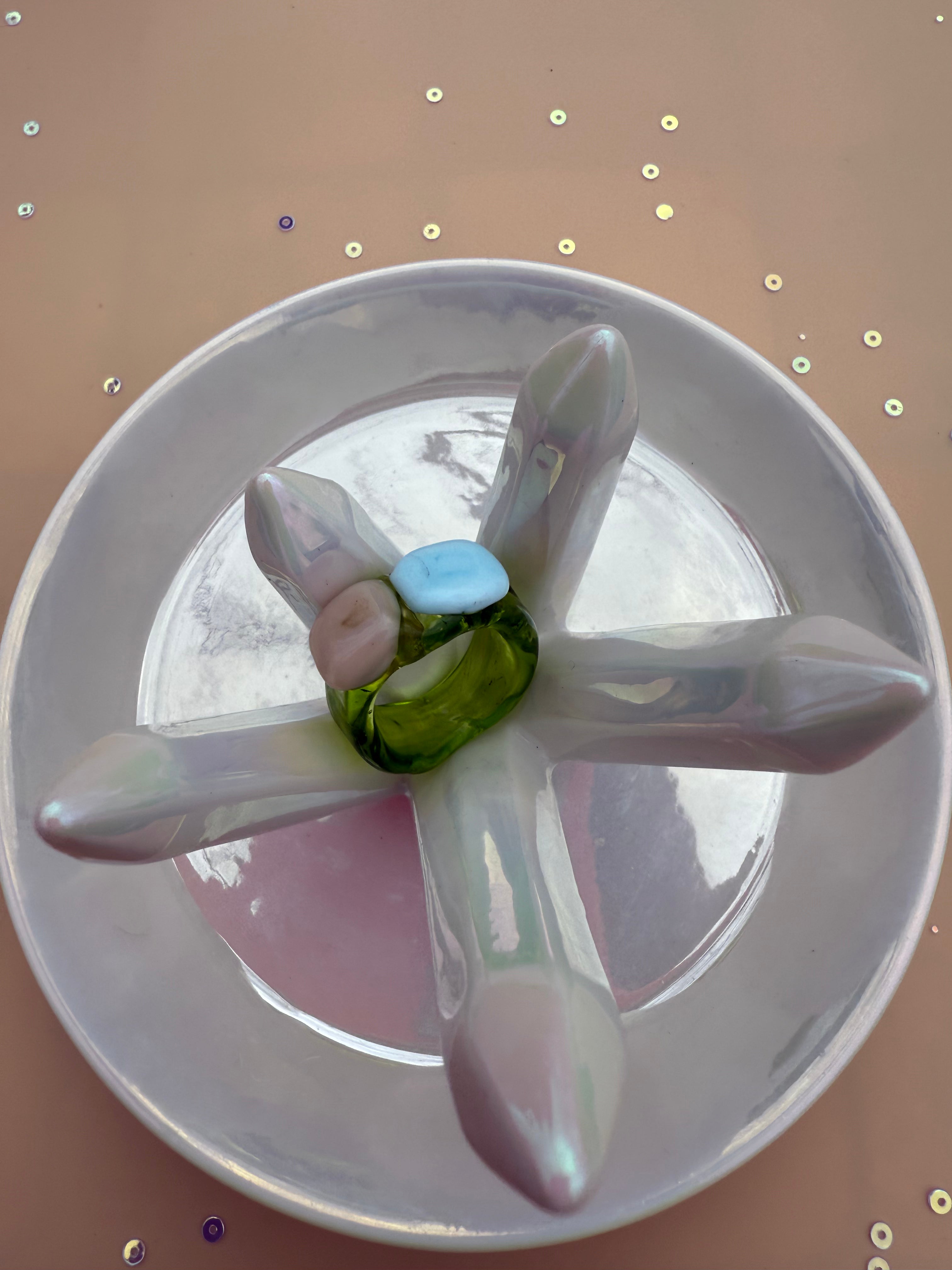 Twin Petals Ring