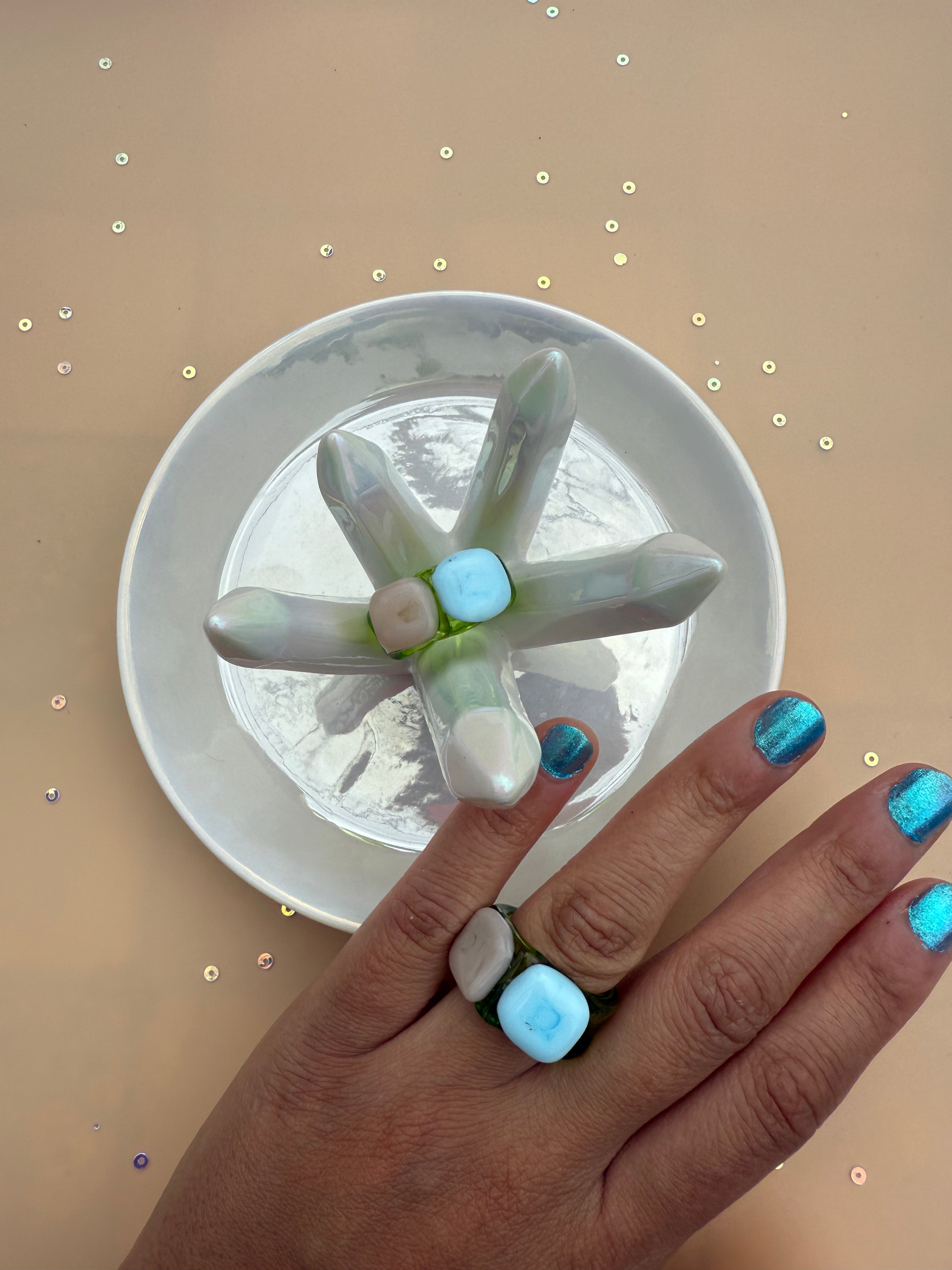 Twin Petals Ring