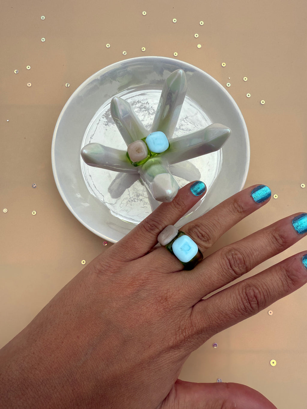 Twin Petals Ring