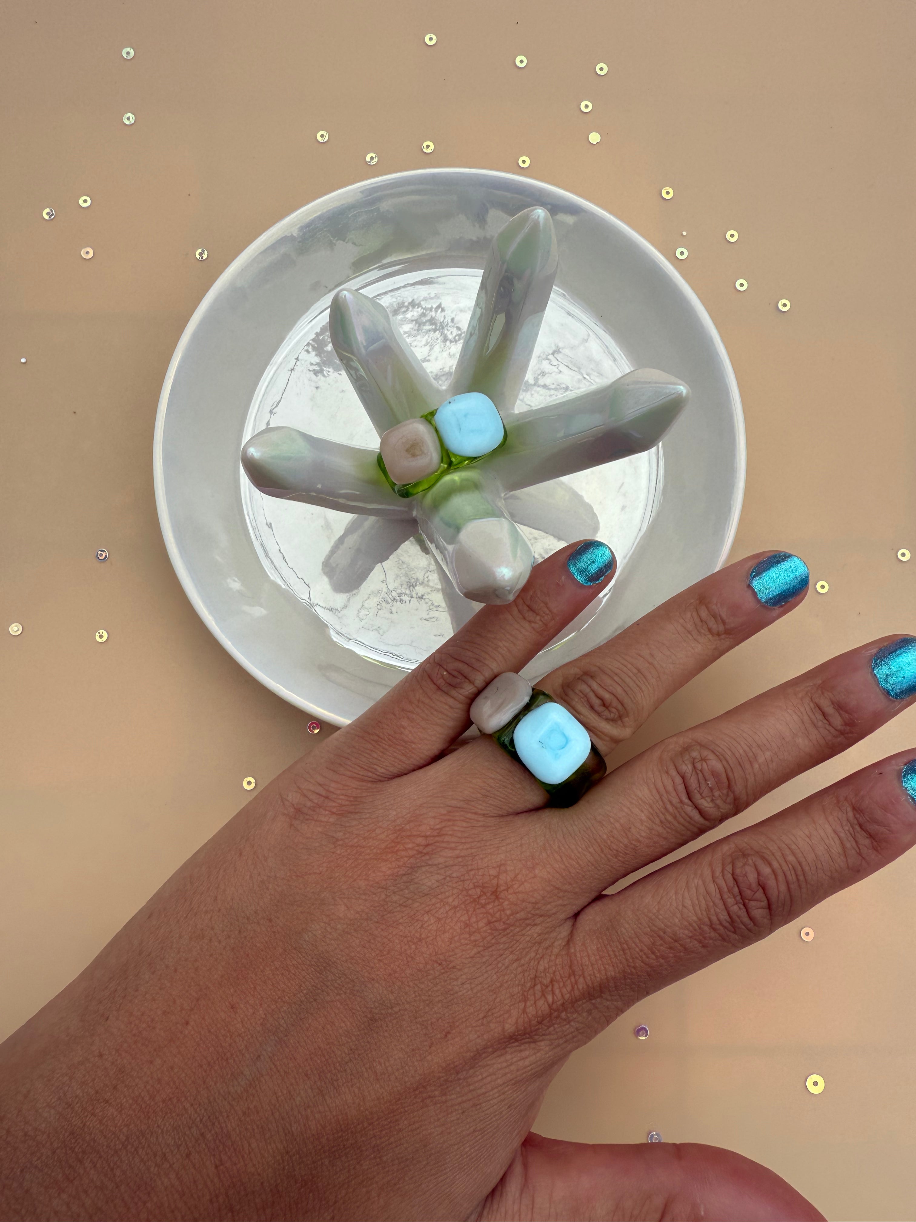 Twin Petals Ring