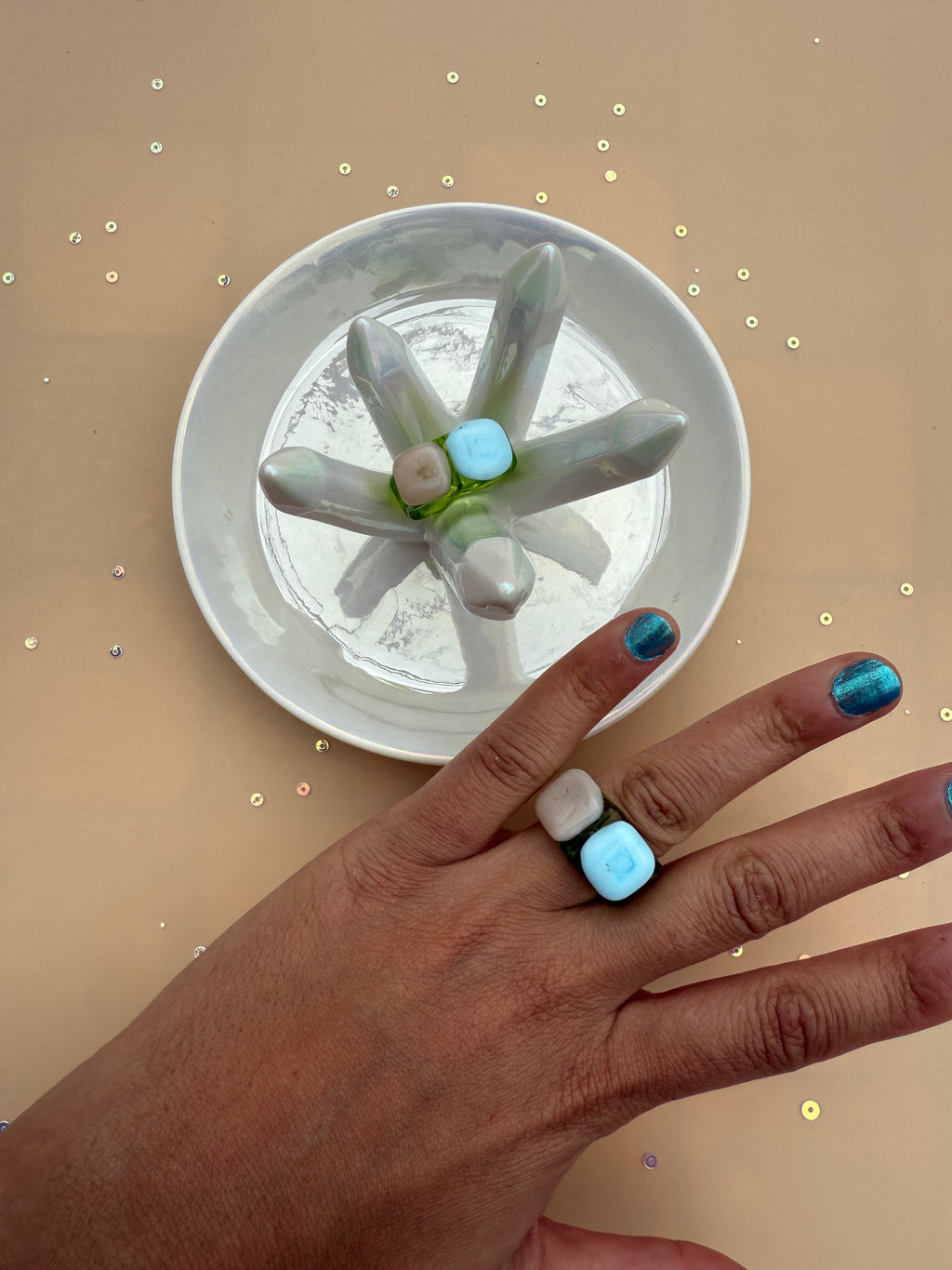 Twin Petals Ring