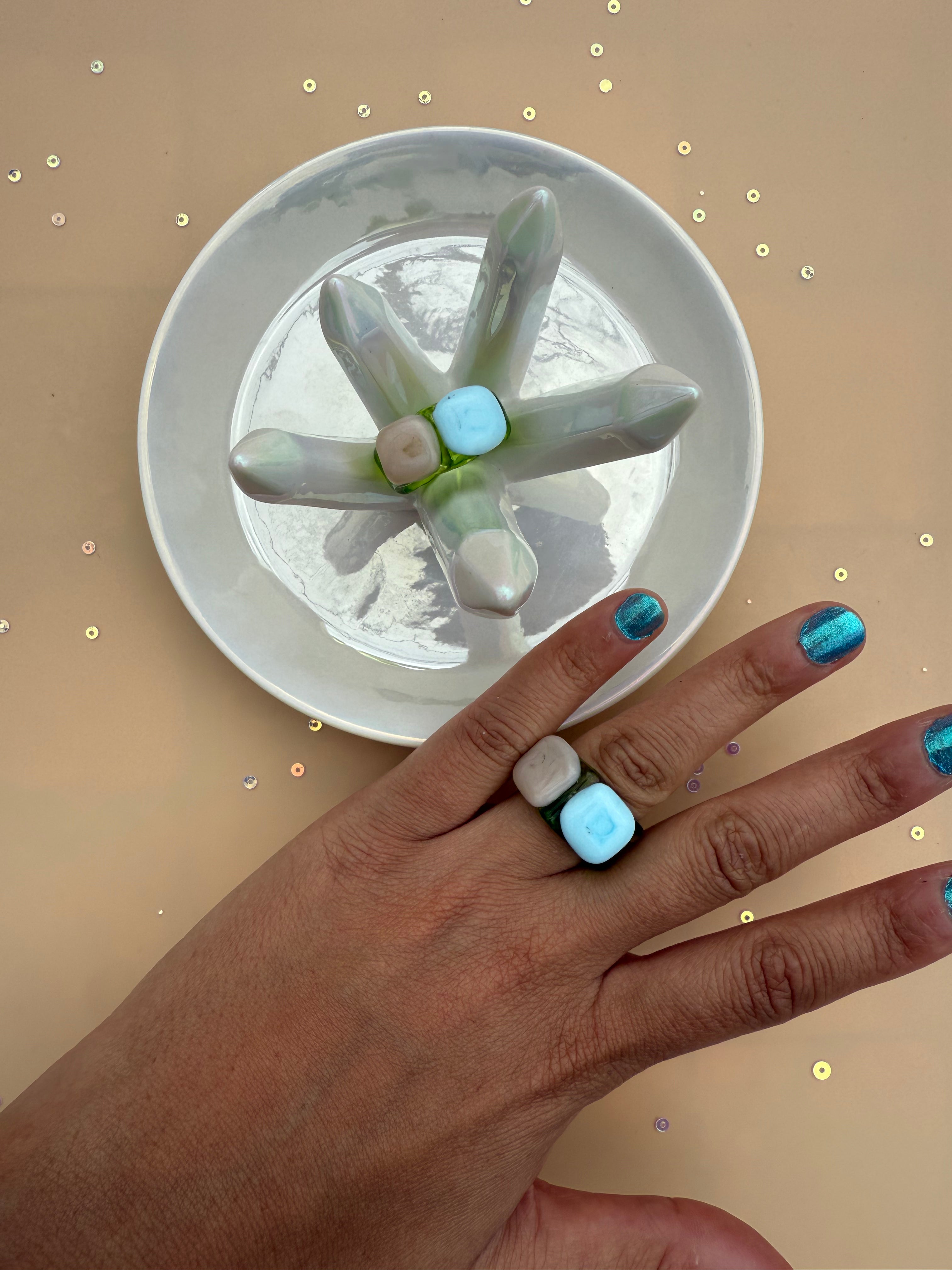 Twin Petals Ring