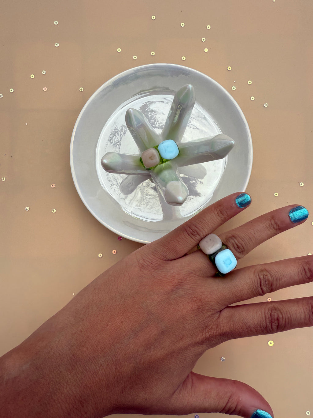 Twin Petals Ring
