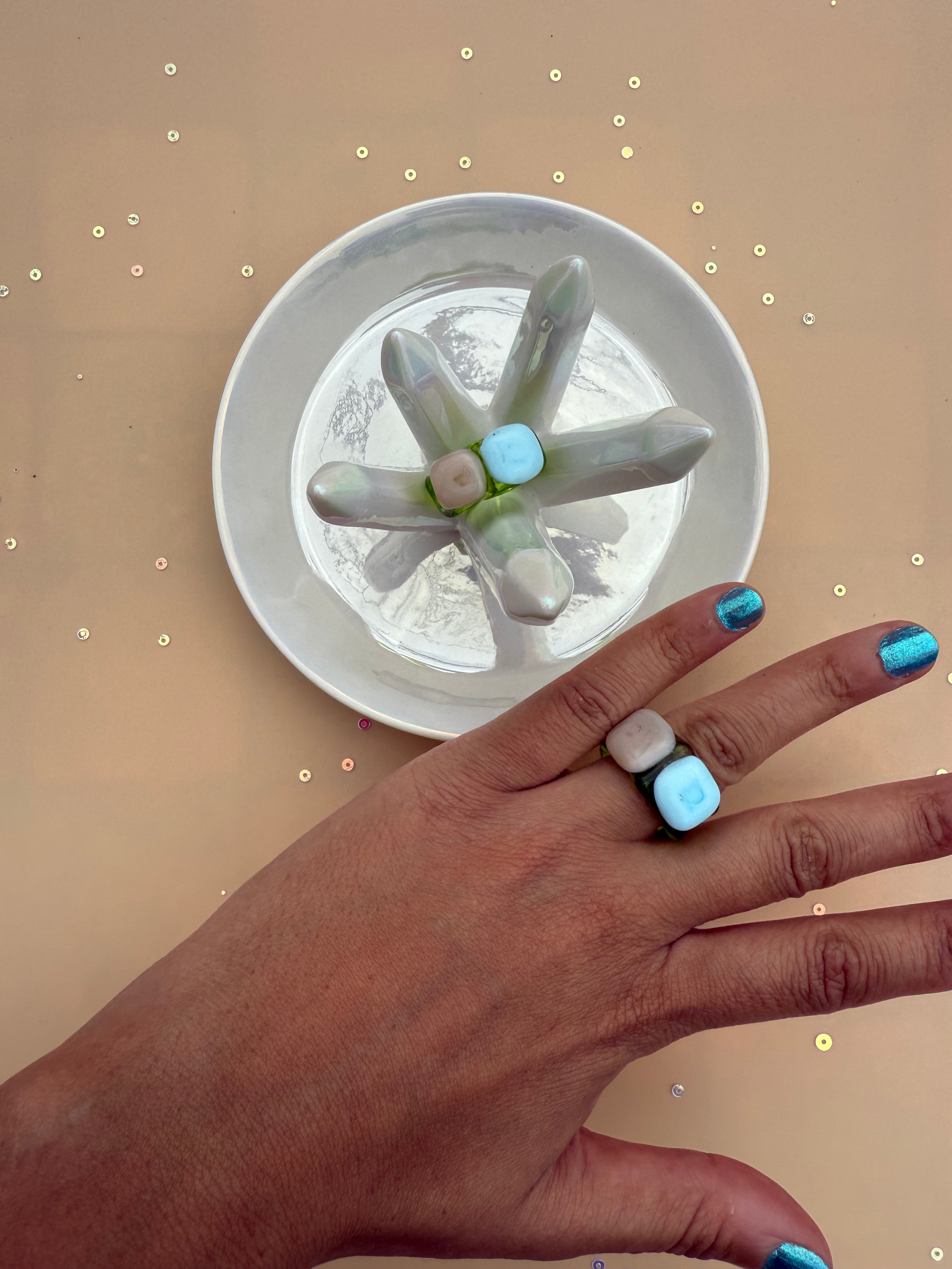 Twin Petals Ring