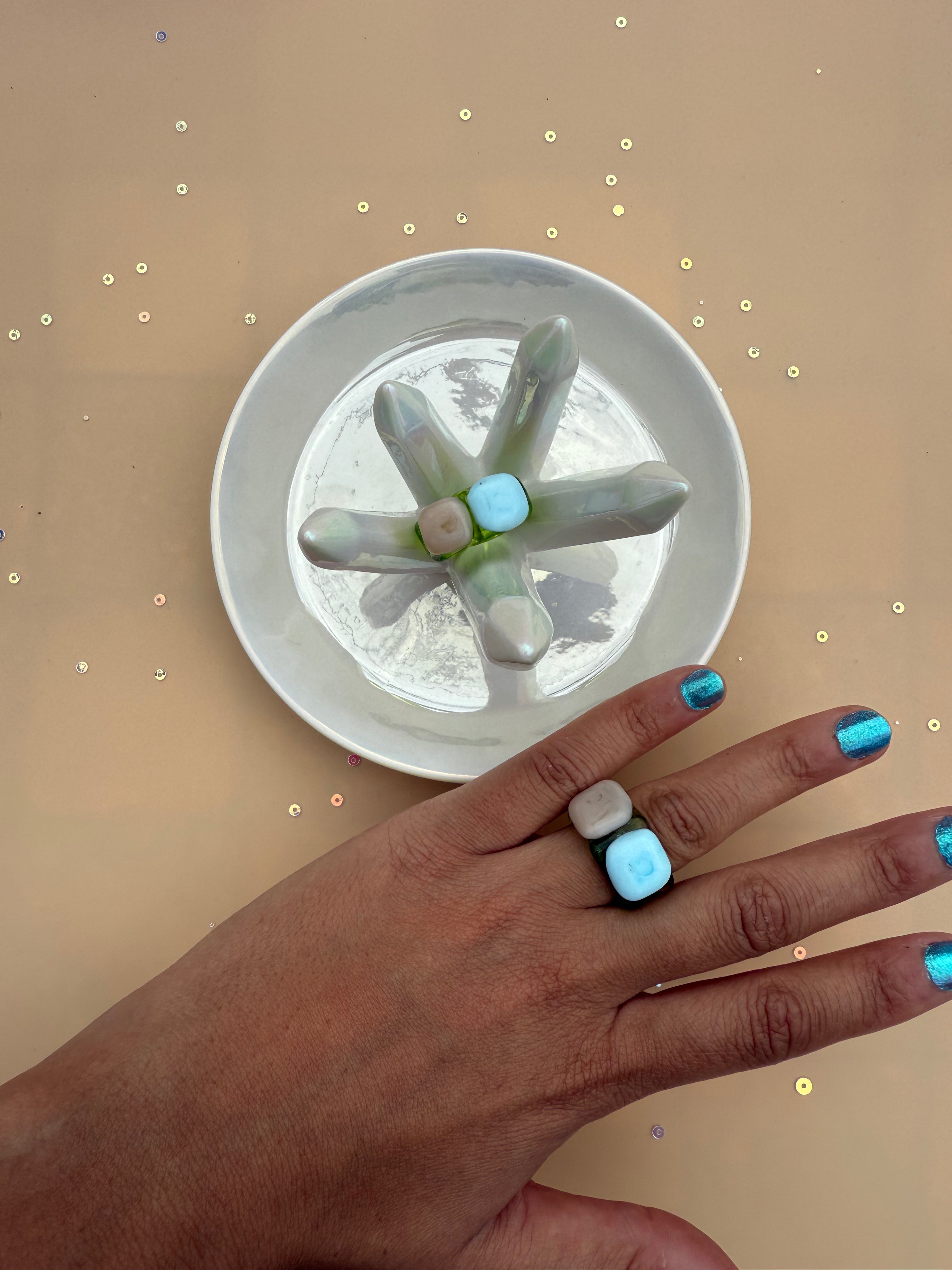 Twin Petals Ring