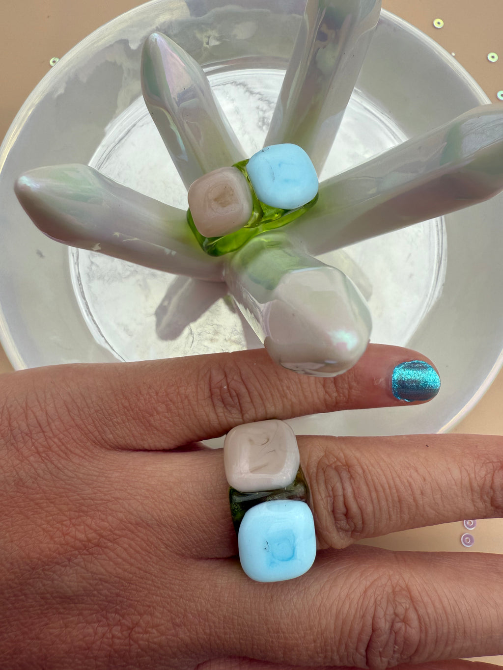Twin Petals Ring