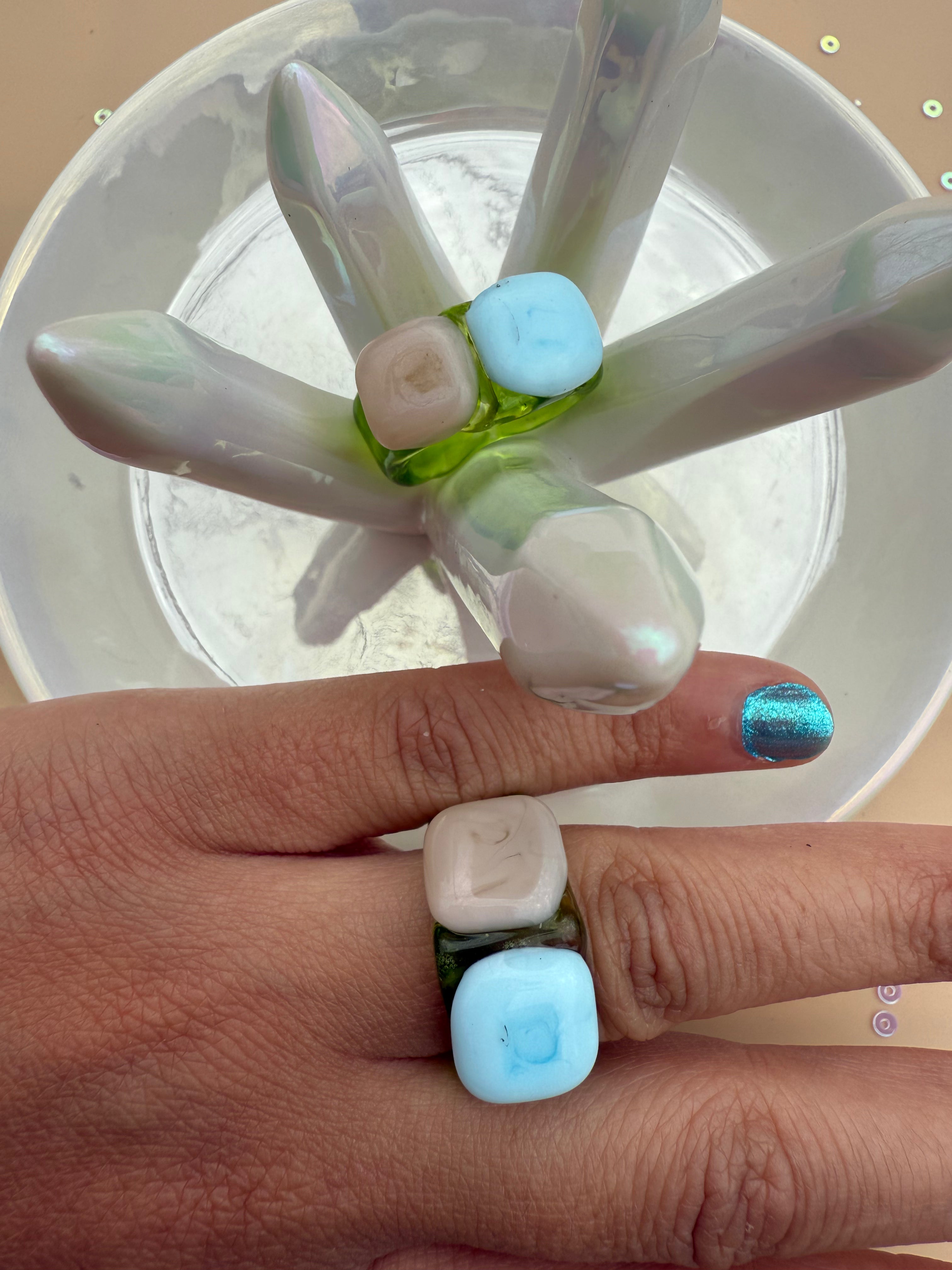 Twin Petals Ring