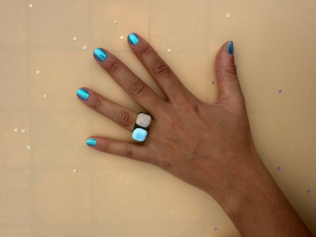 Twin Petals Ring