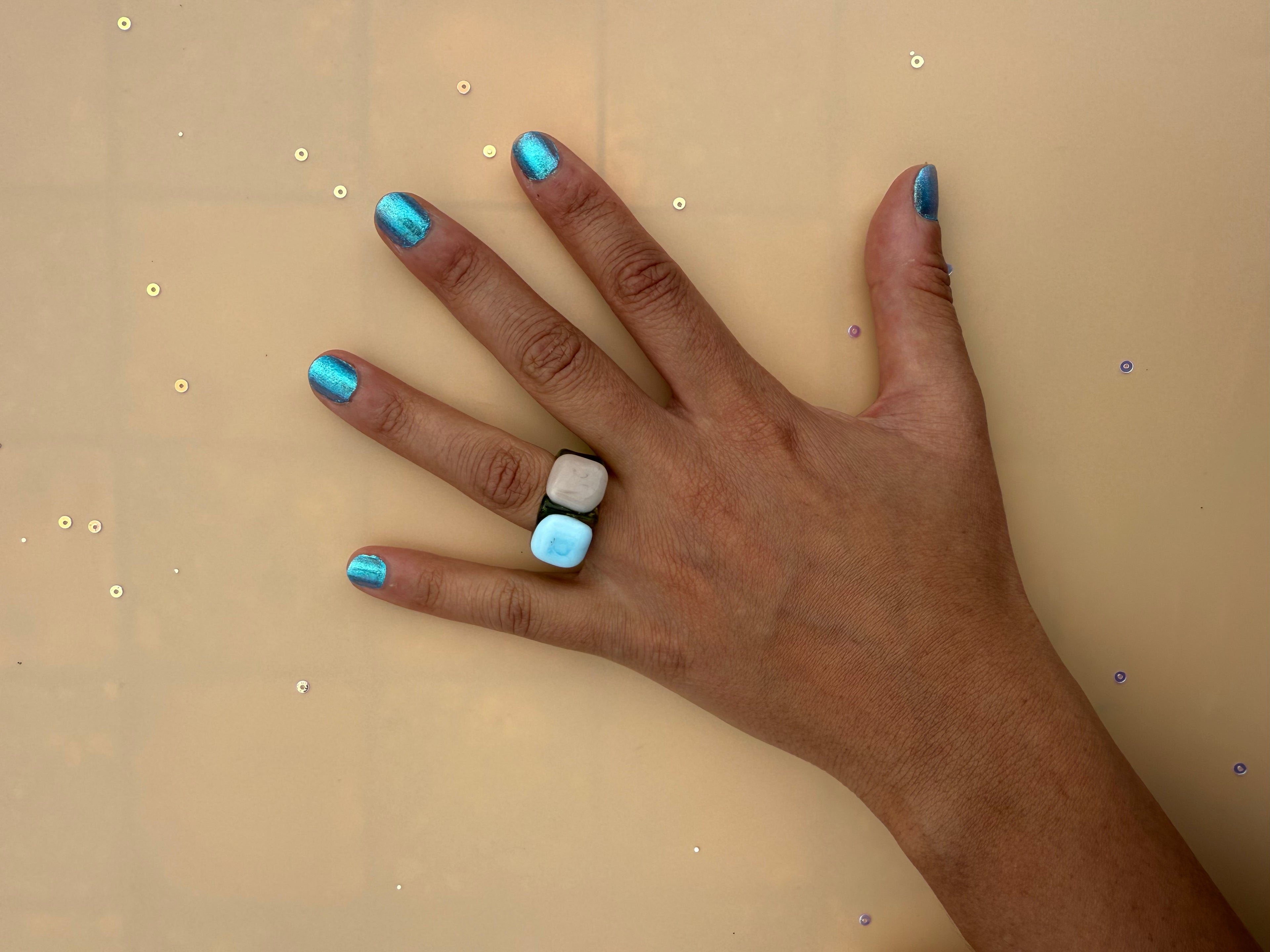 Twin Petals Ring