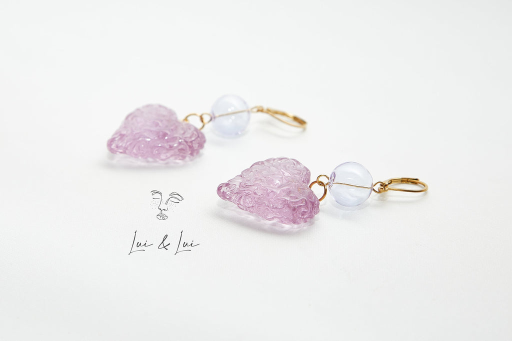 ICE HEART Earrings 