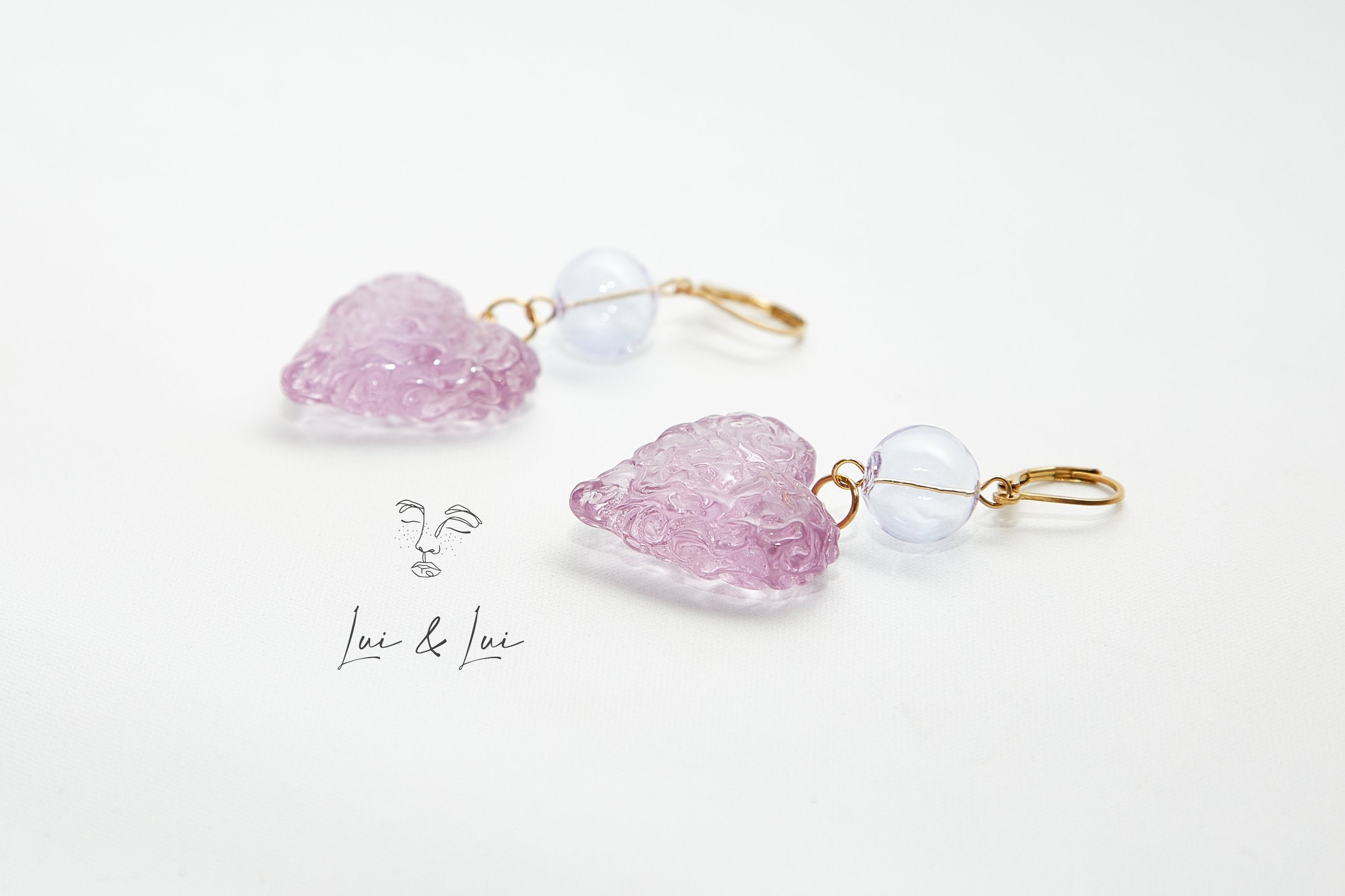 ICE HEART Earrings 