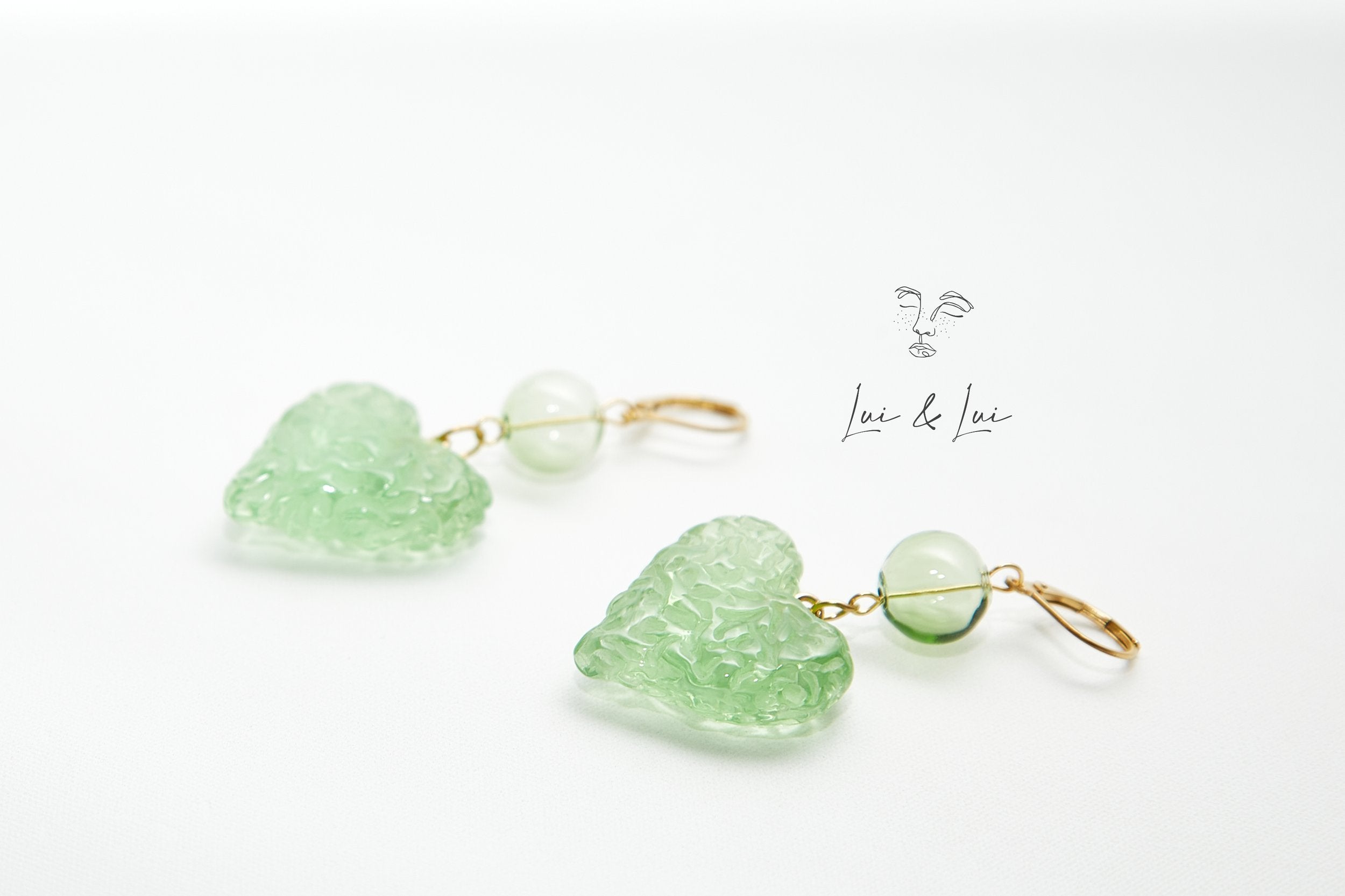 ICE HEART Earrings 