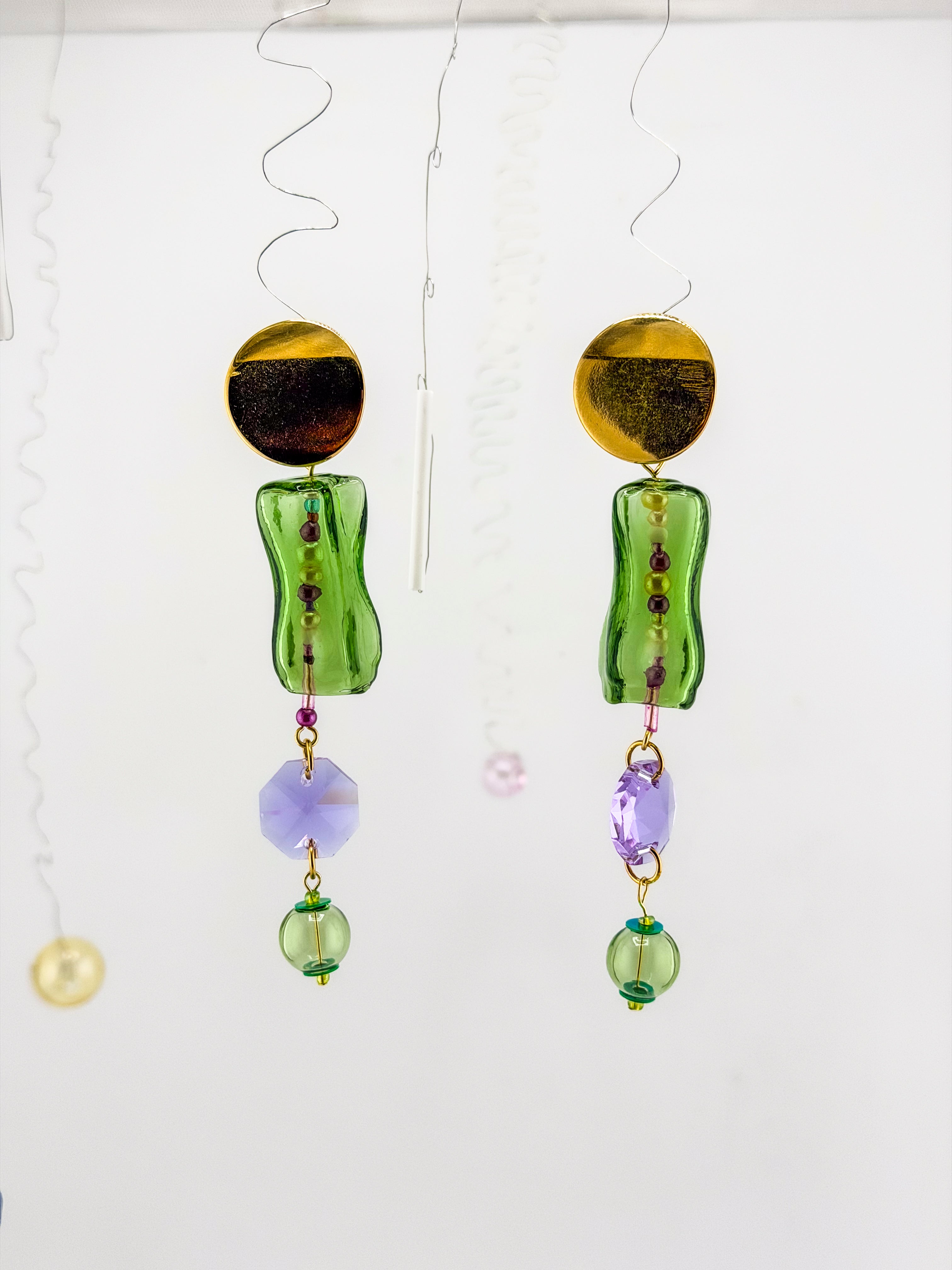 KALI · Wearable Art Glass Earrings