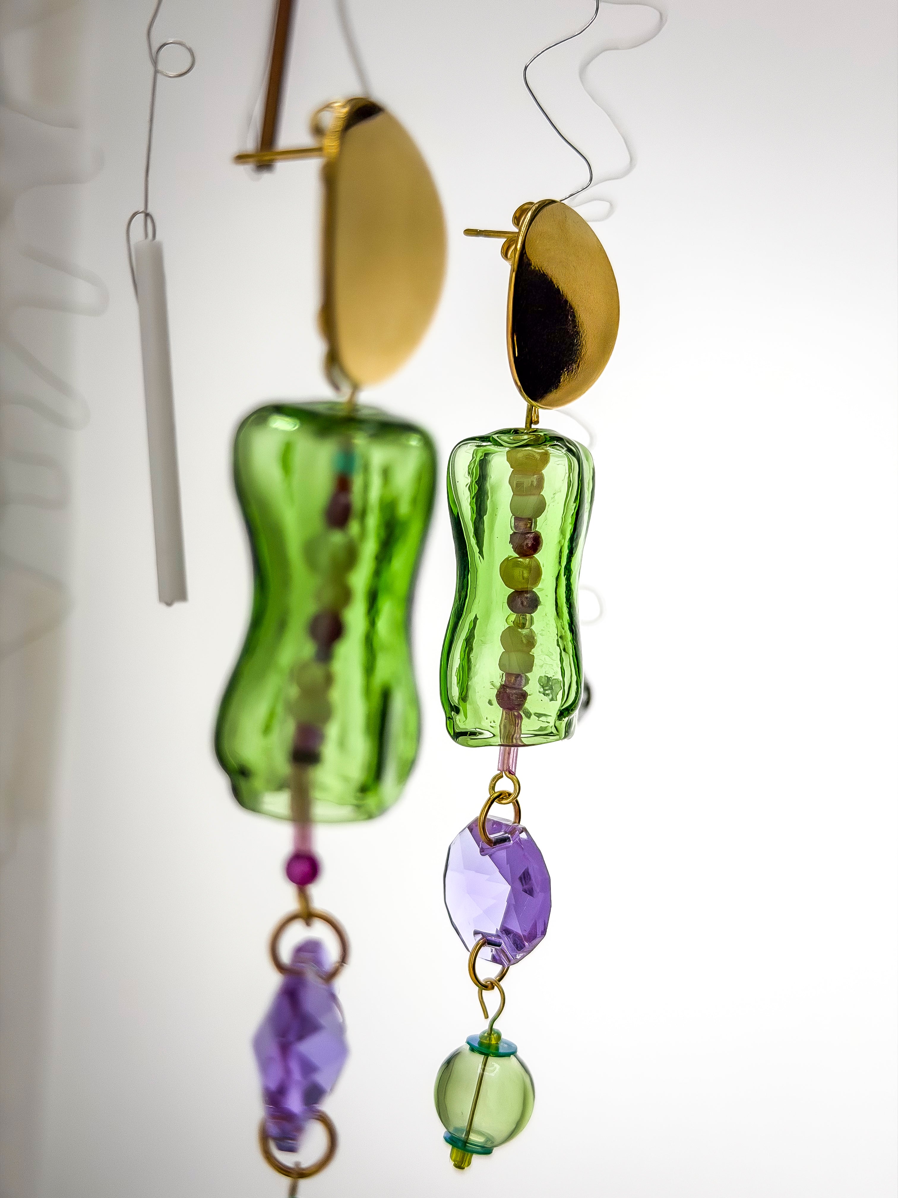 KALI · Wearable Art Glass Earrings