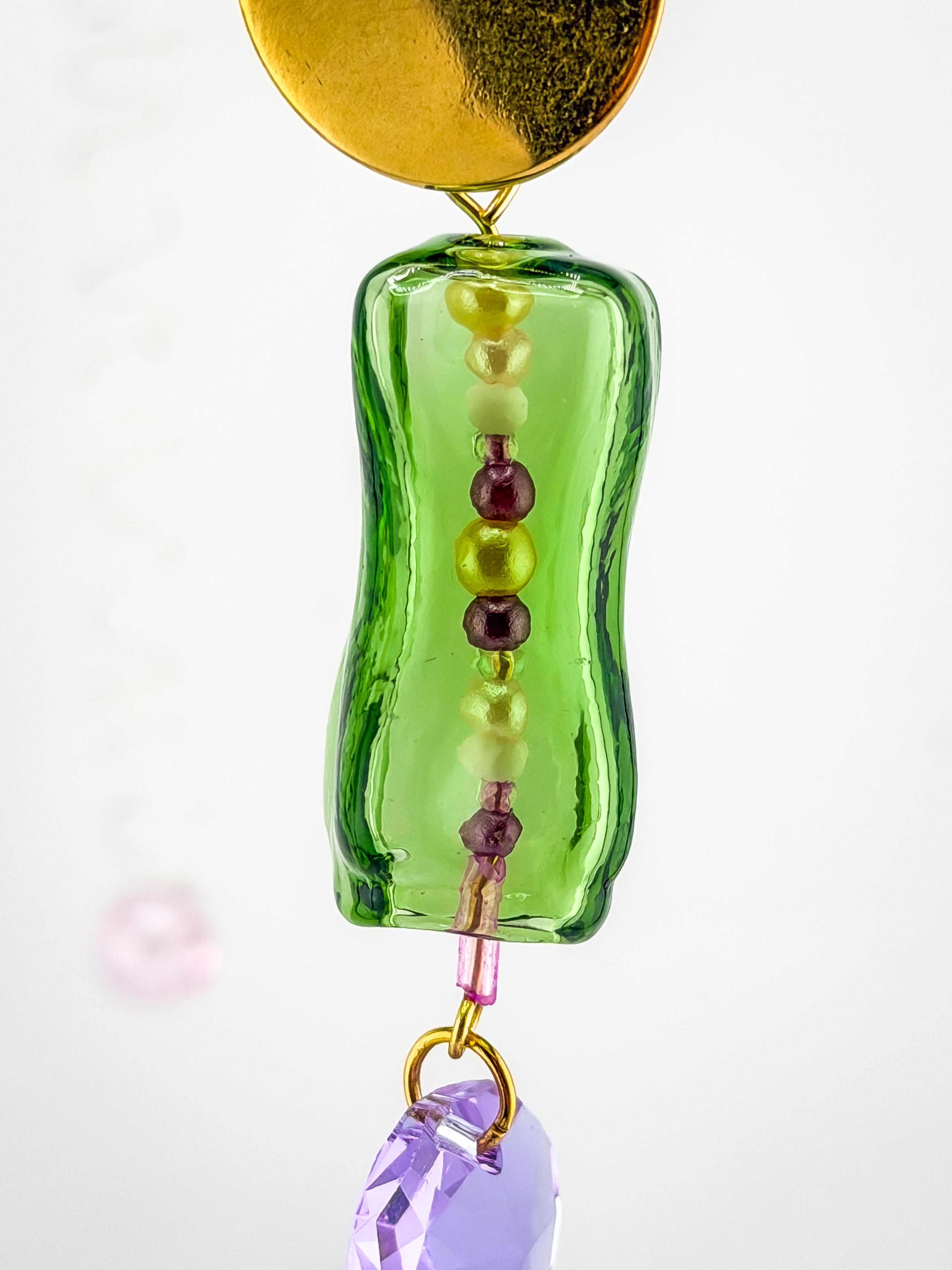KALI · Wearable Art Glass Earrings