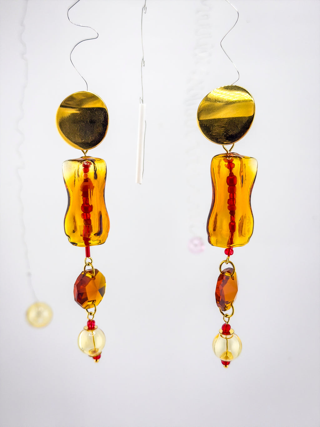 KALI · Wearable Art Glass Earrings