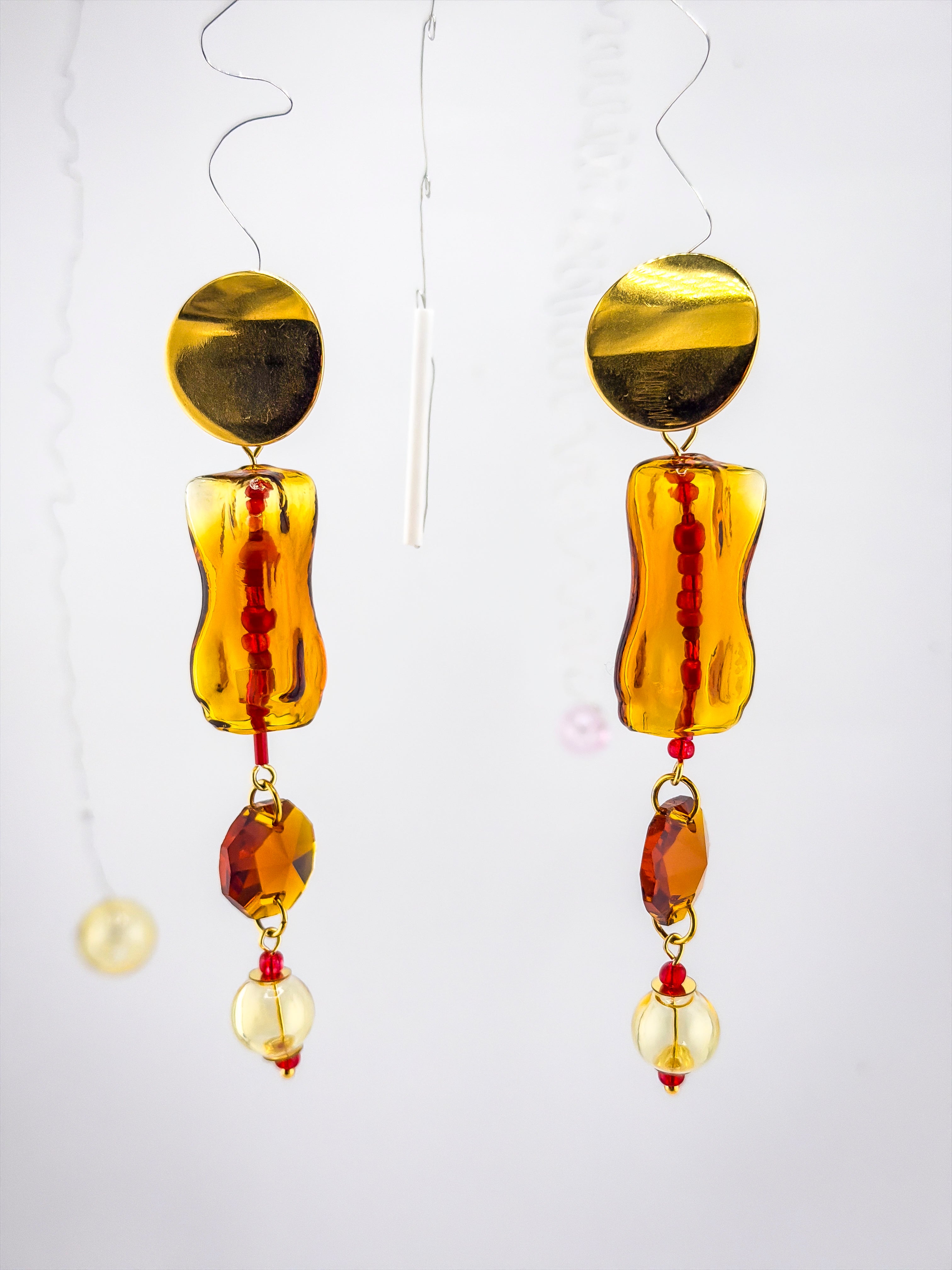 KALI · Wearable Art Glass Earrings