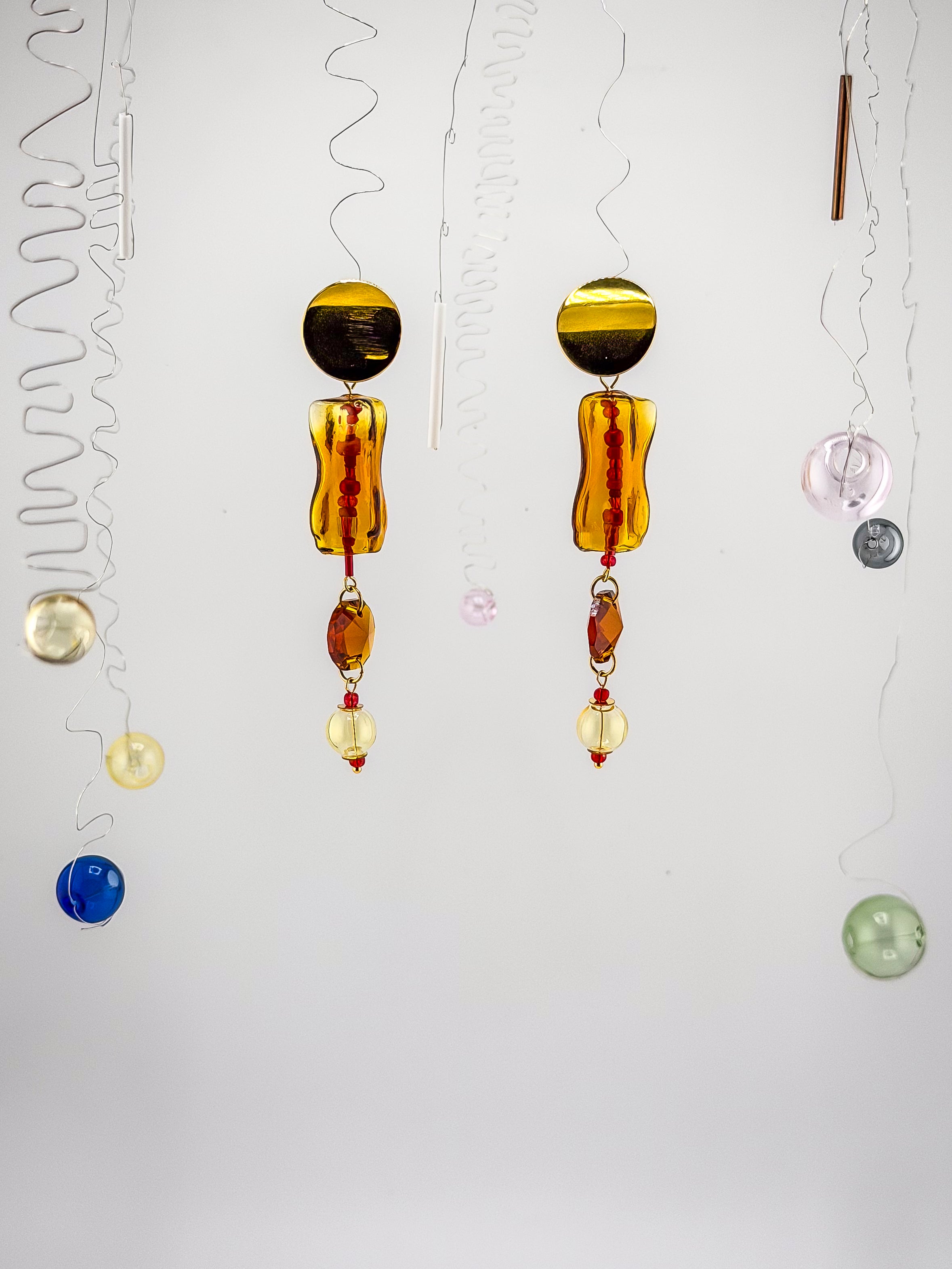 KALI · Wearable Art Glass Earrings
