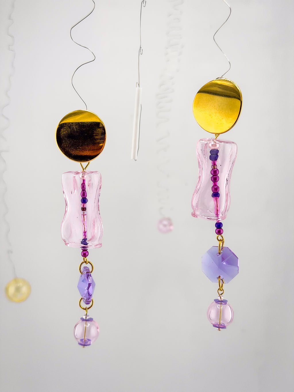 KALI · Wearable Art Glass Earrings