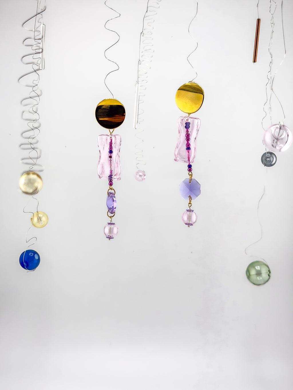 KALI · Wearable Art Glass Earrings
