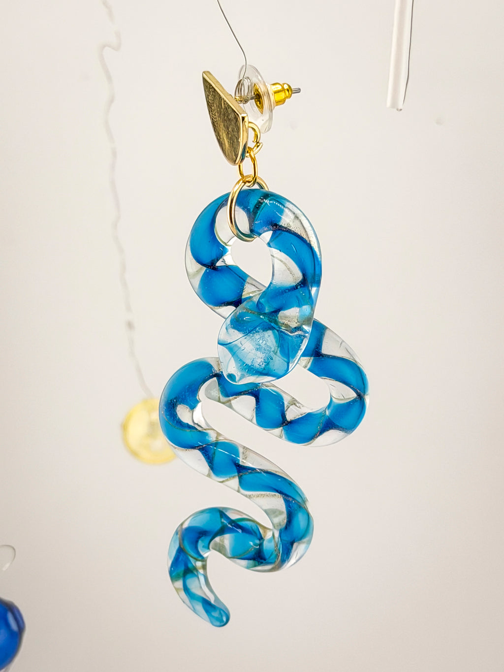 ¨MANASA¨ - Snake Glass Earrings