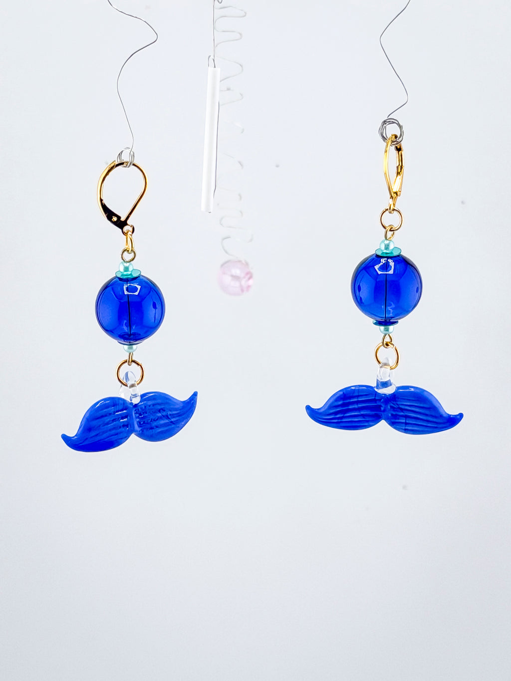 Mustache Earrings