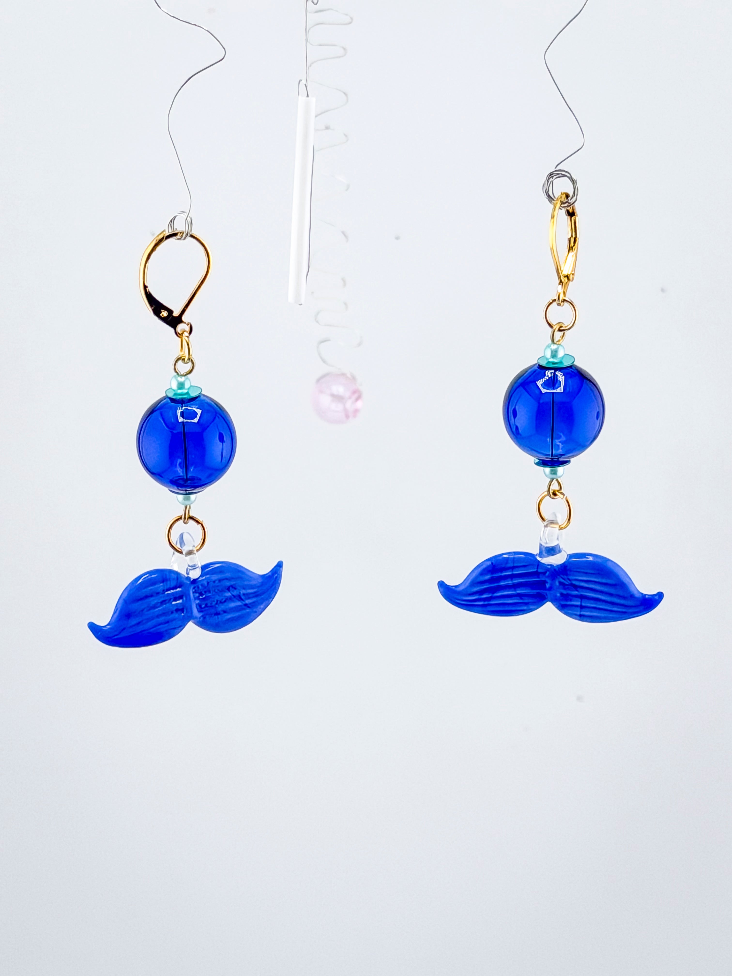 Mustache Earrings