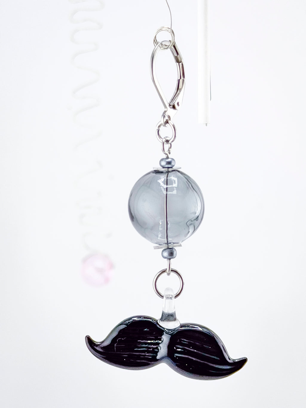 Mustache Earrings