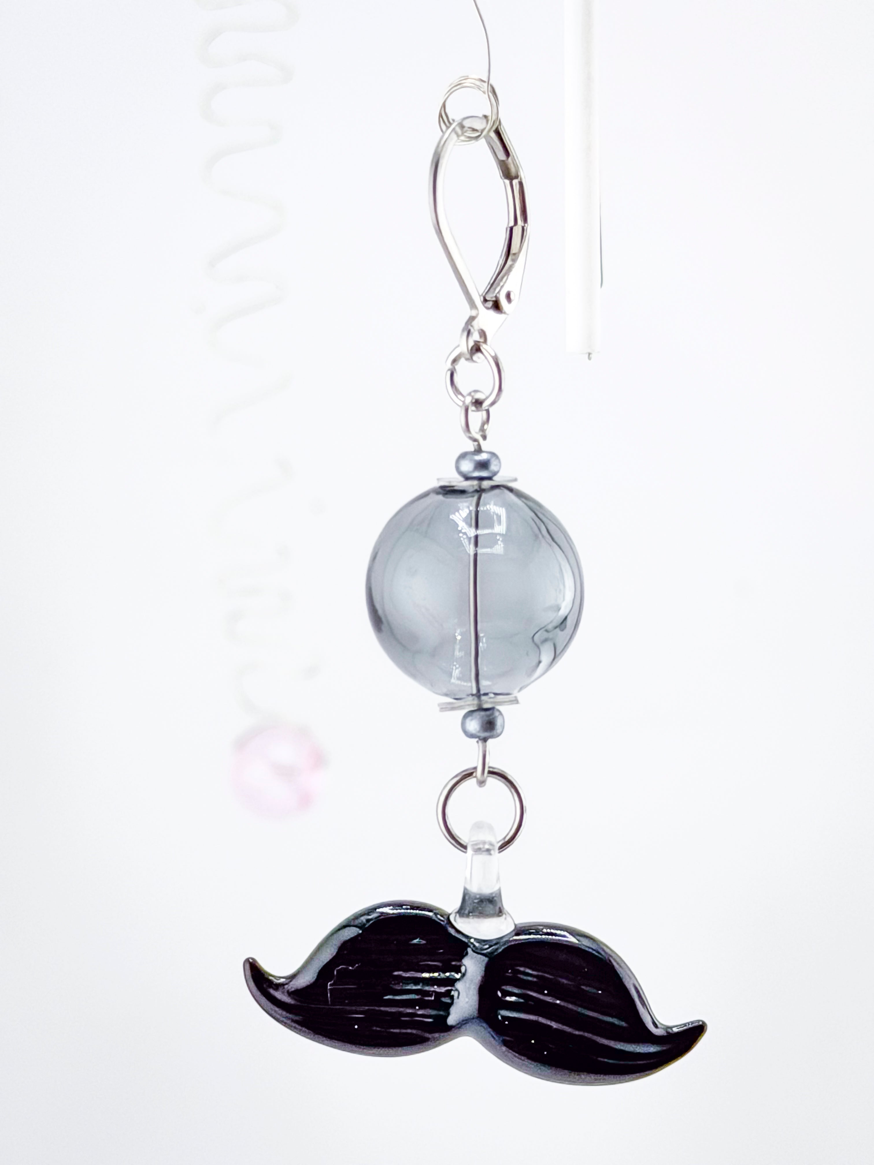 Mustache Earrings
