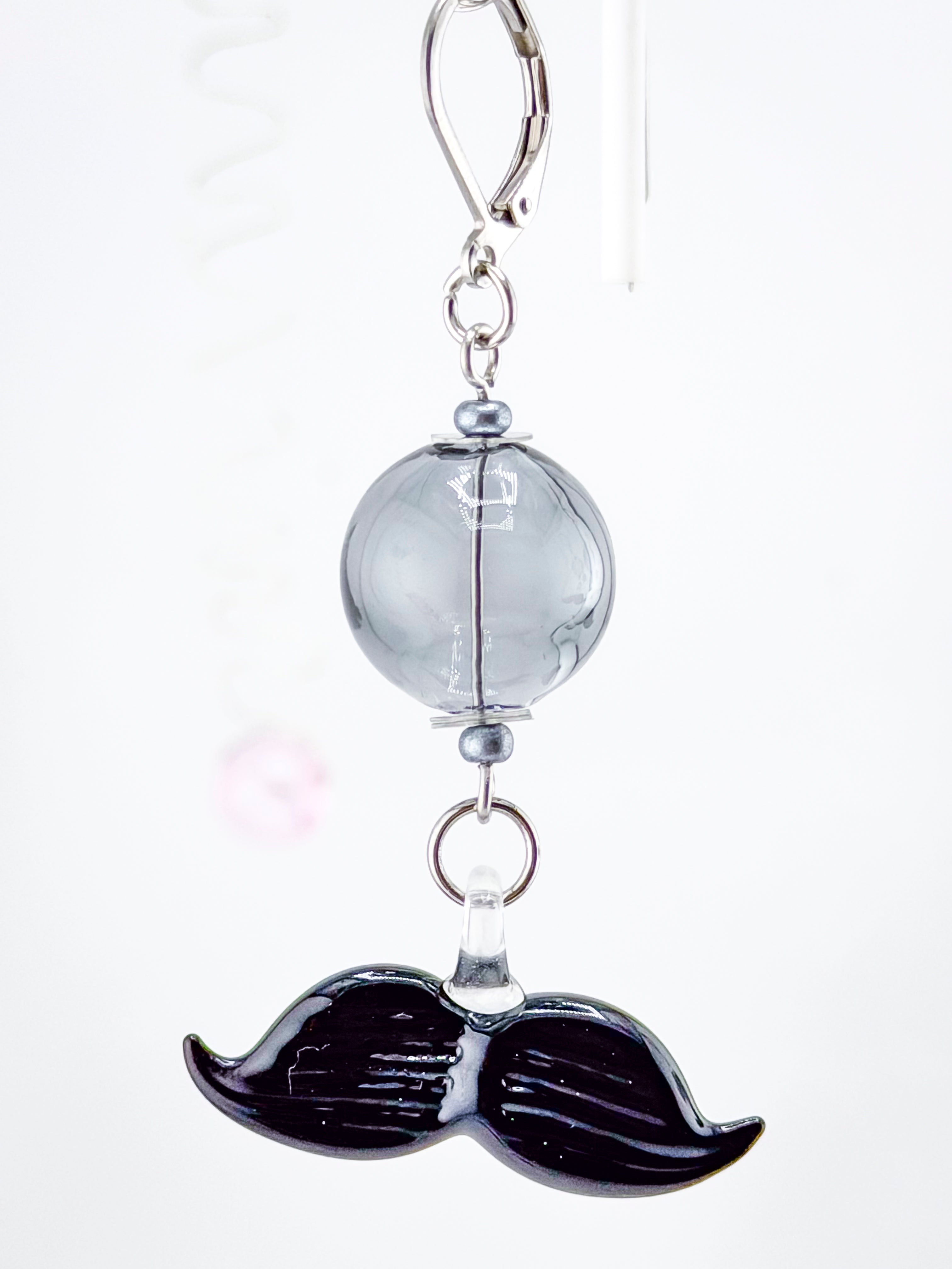 Mustache Earrings