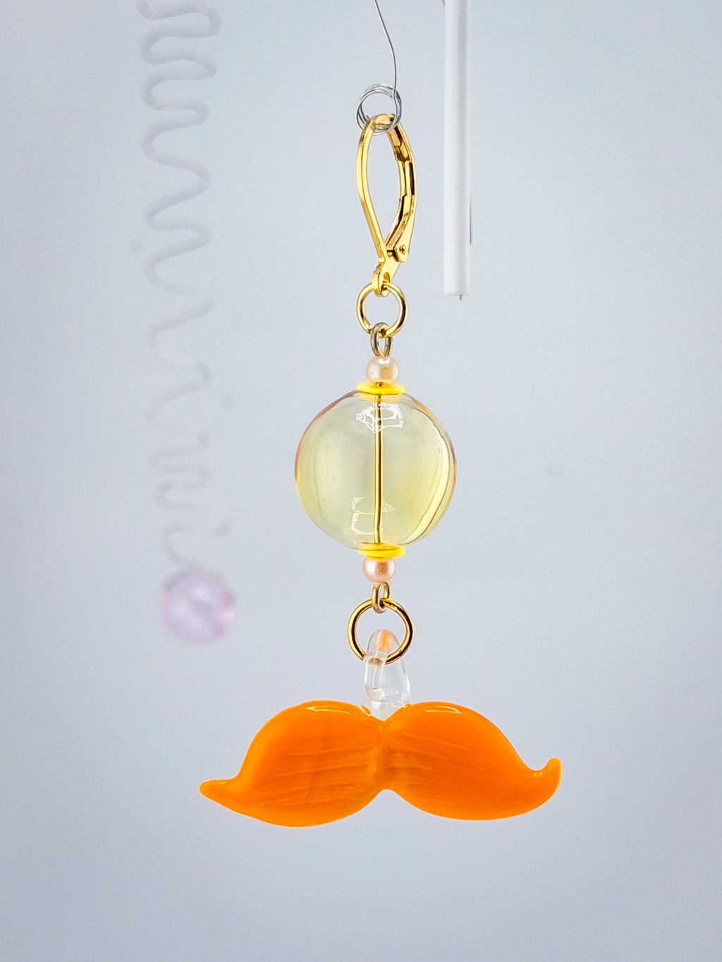 Mustache Earrings