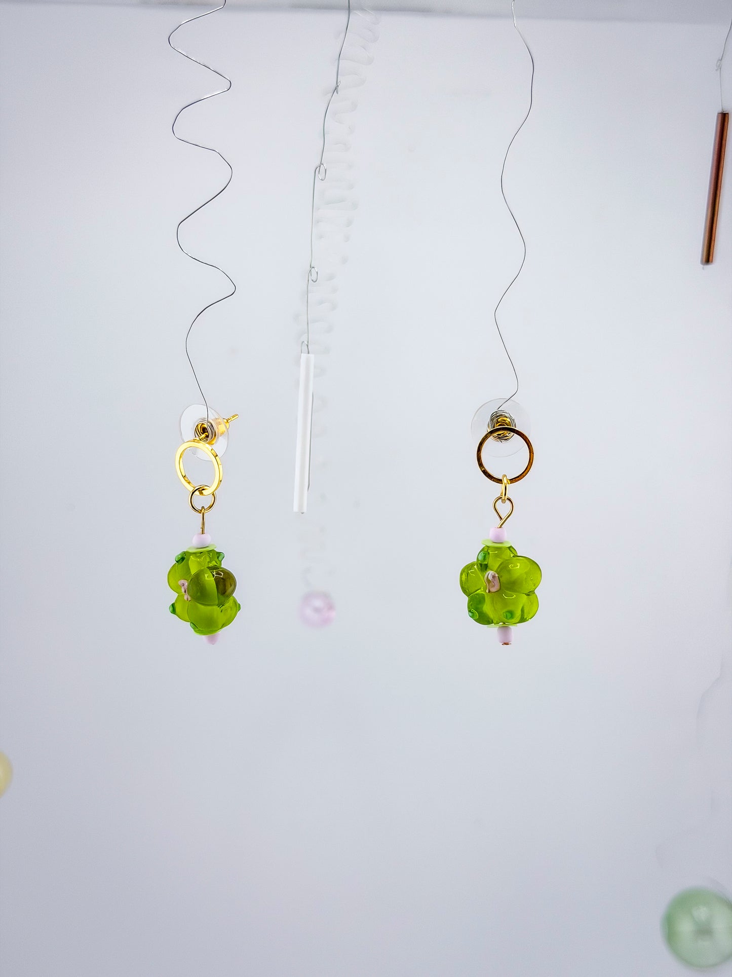 Bloom - Glass Flower Handcrafted Earrings