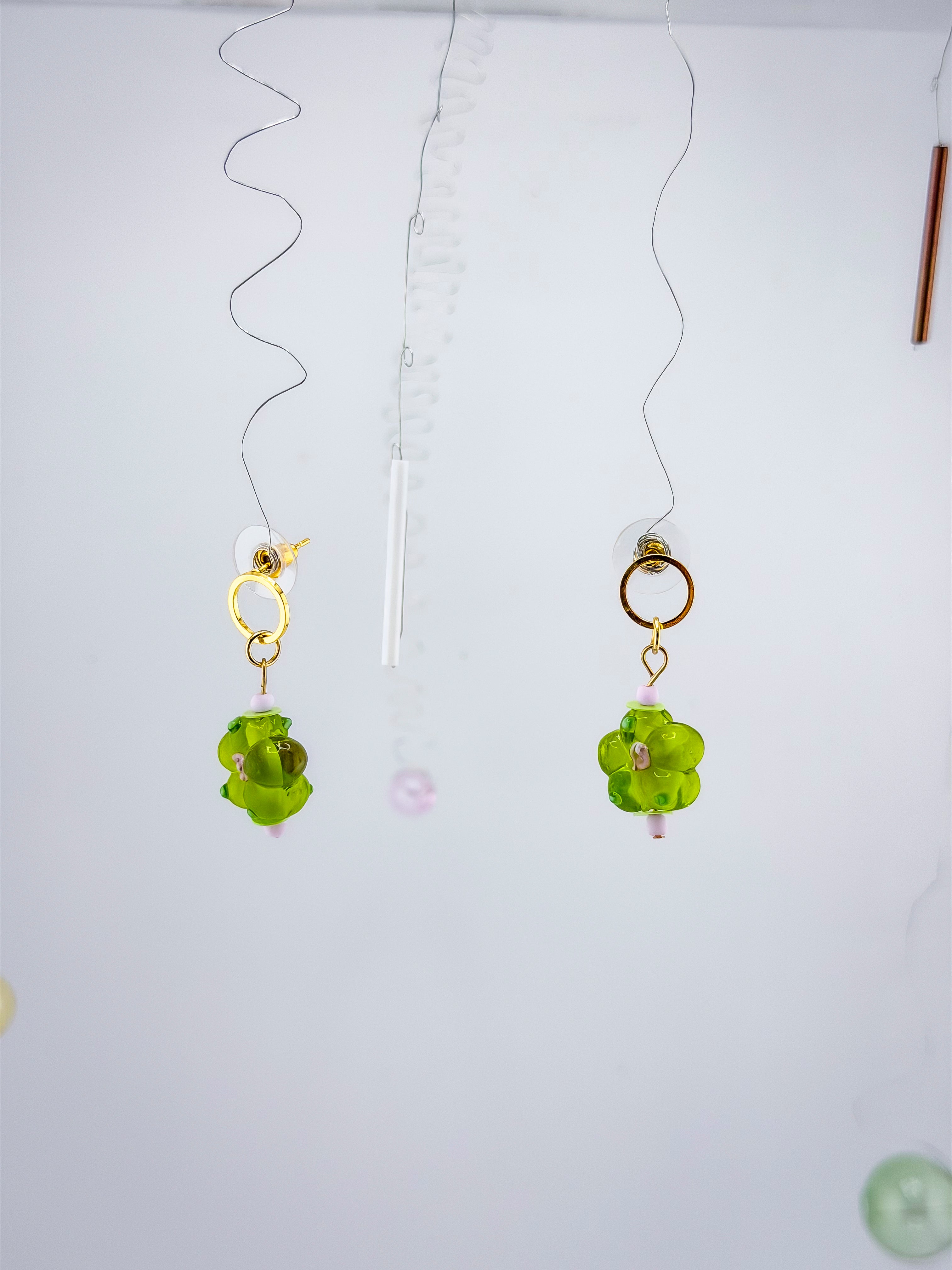 Bloom - Glass Flower Handcrafted Earrings