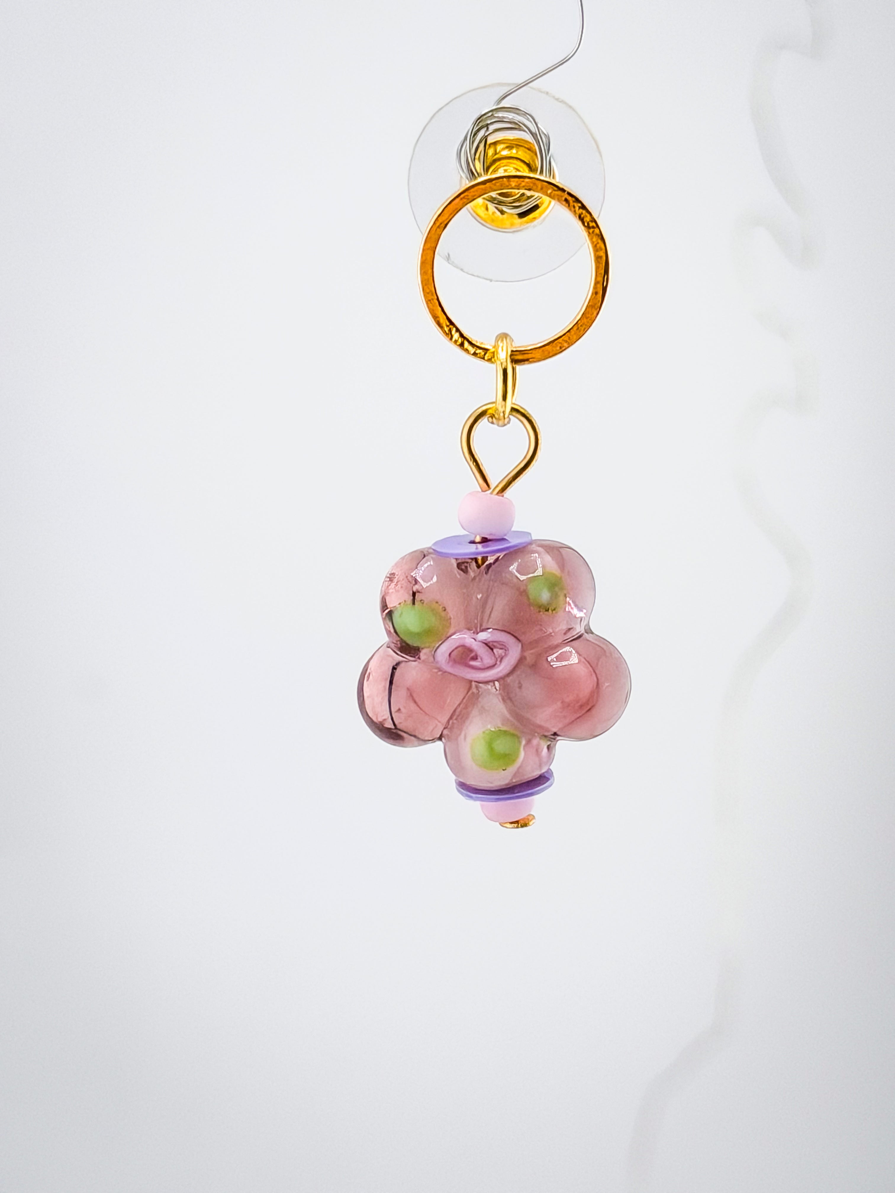Bloom - Glass Flower Handcrafted Earrings