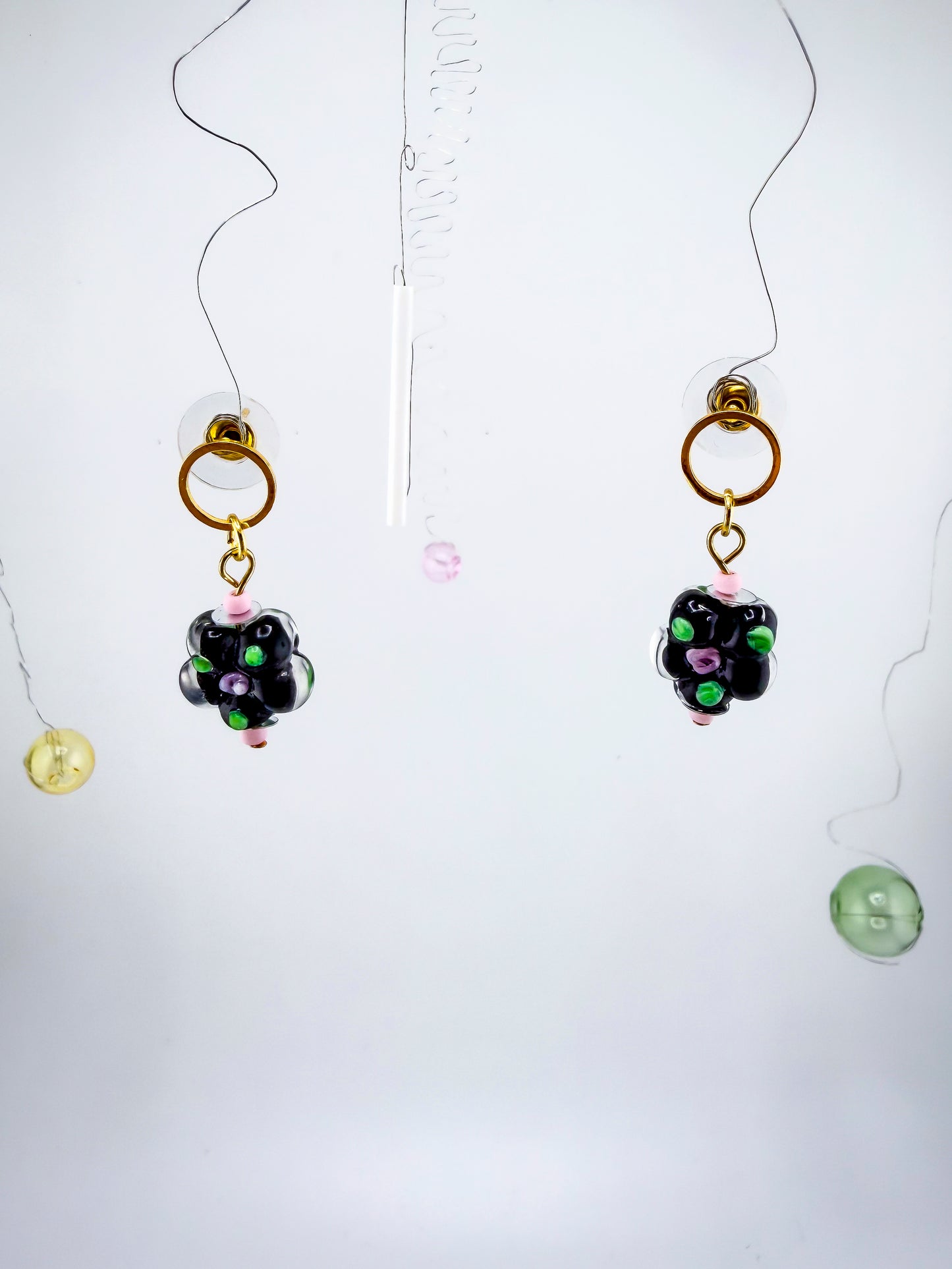 Bloom - Glass Flower Handcrafted Earrings