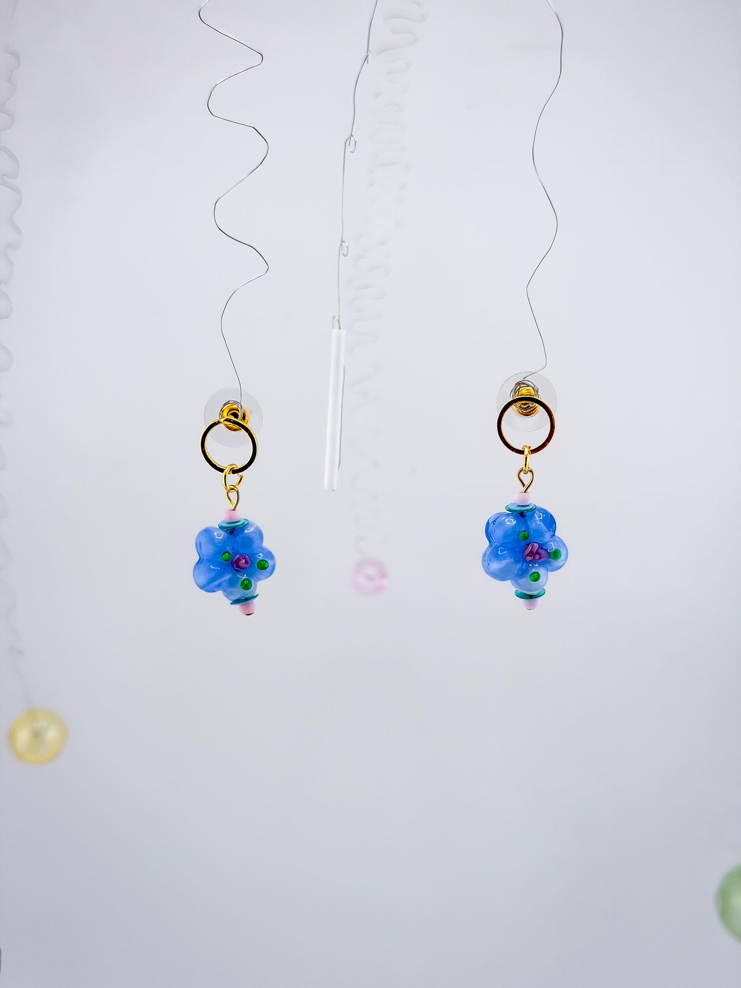 Bloom - Glass Flower Handcrafted Earrings