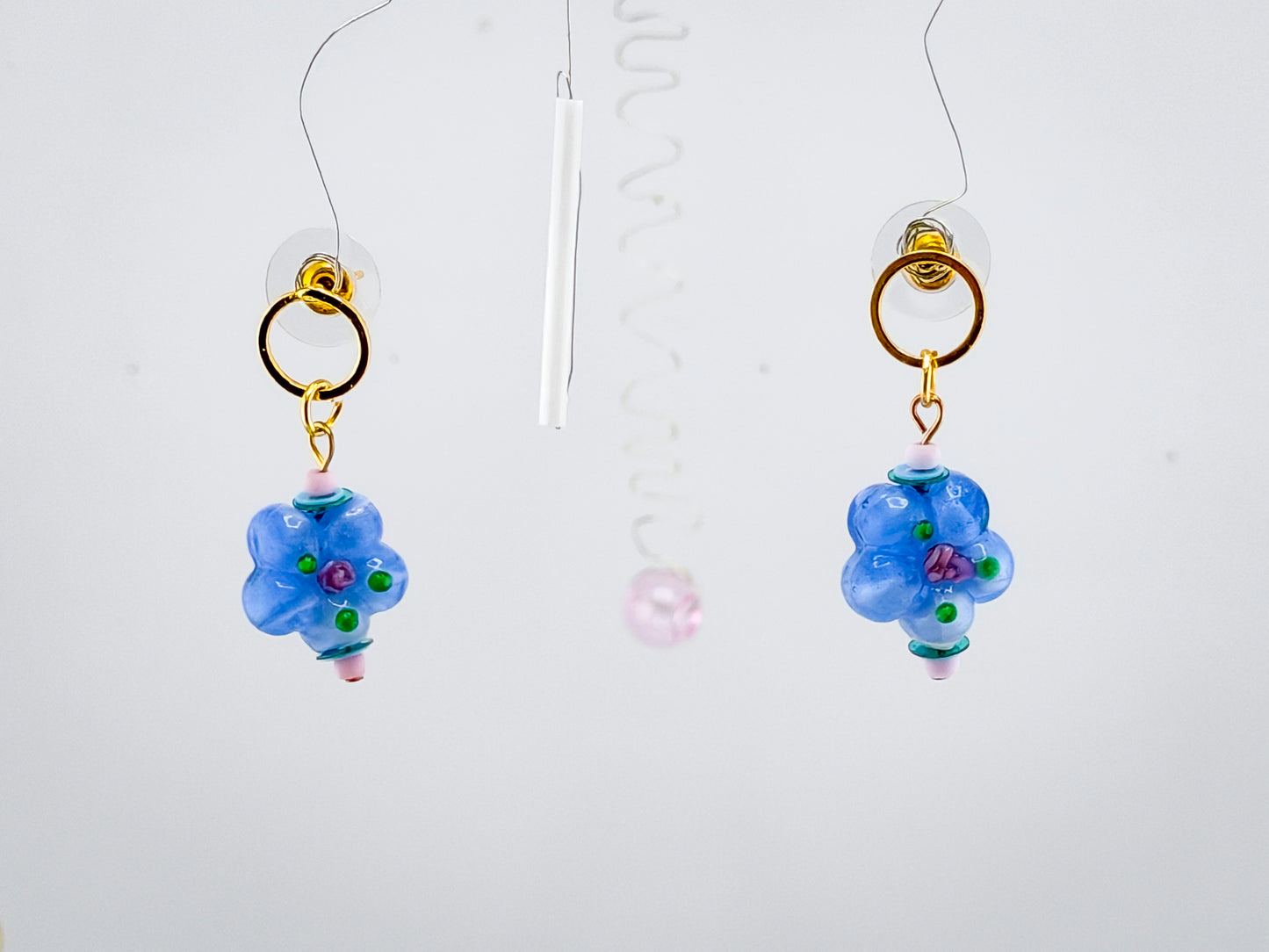 Bloom - Glass Flower Handcrafted Earrings
