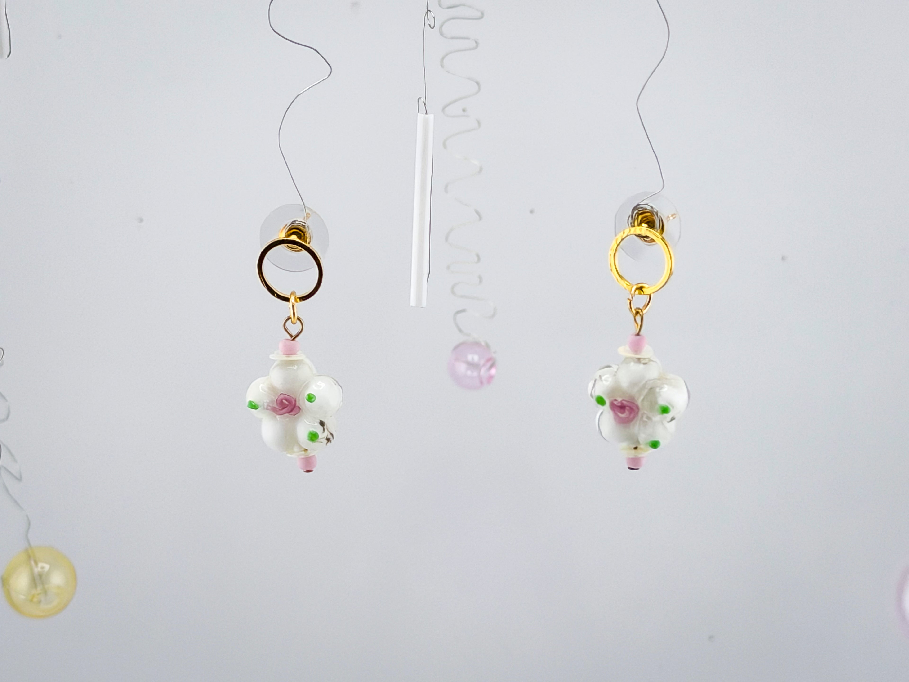 Bloom - Glass Flower Handcrafted Earrings