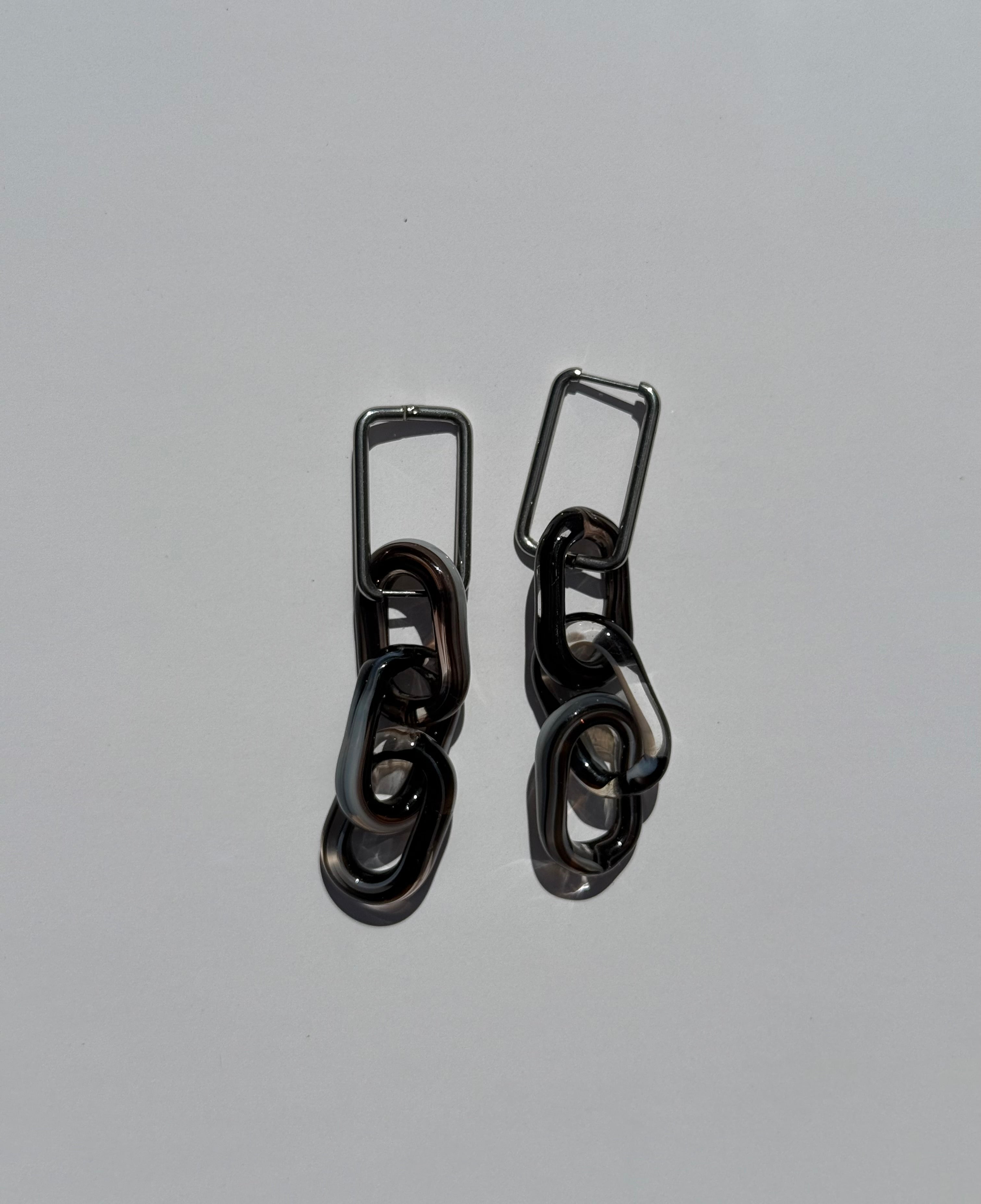 Smoky Chain Earrings