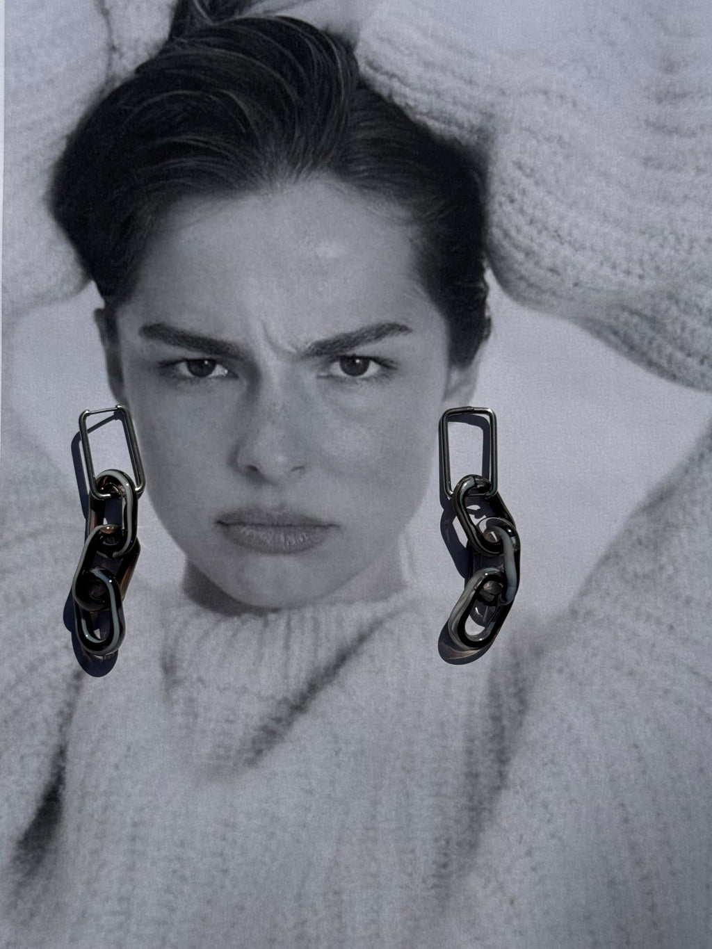 Smoky Chain Earrings
