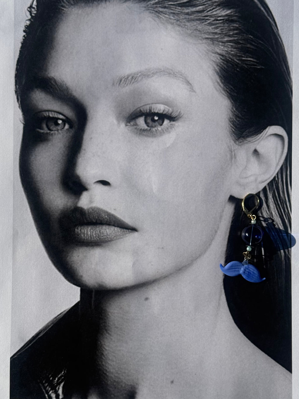 Mustache Earrings