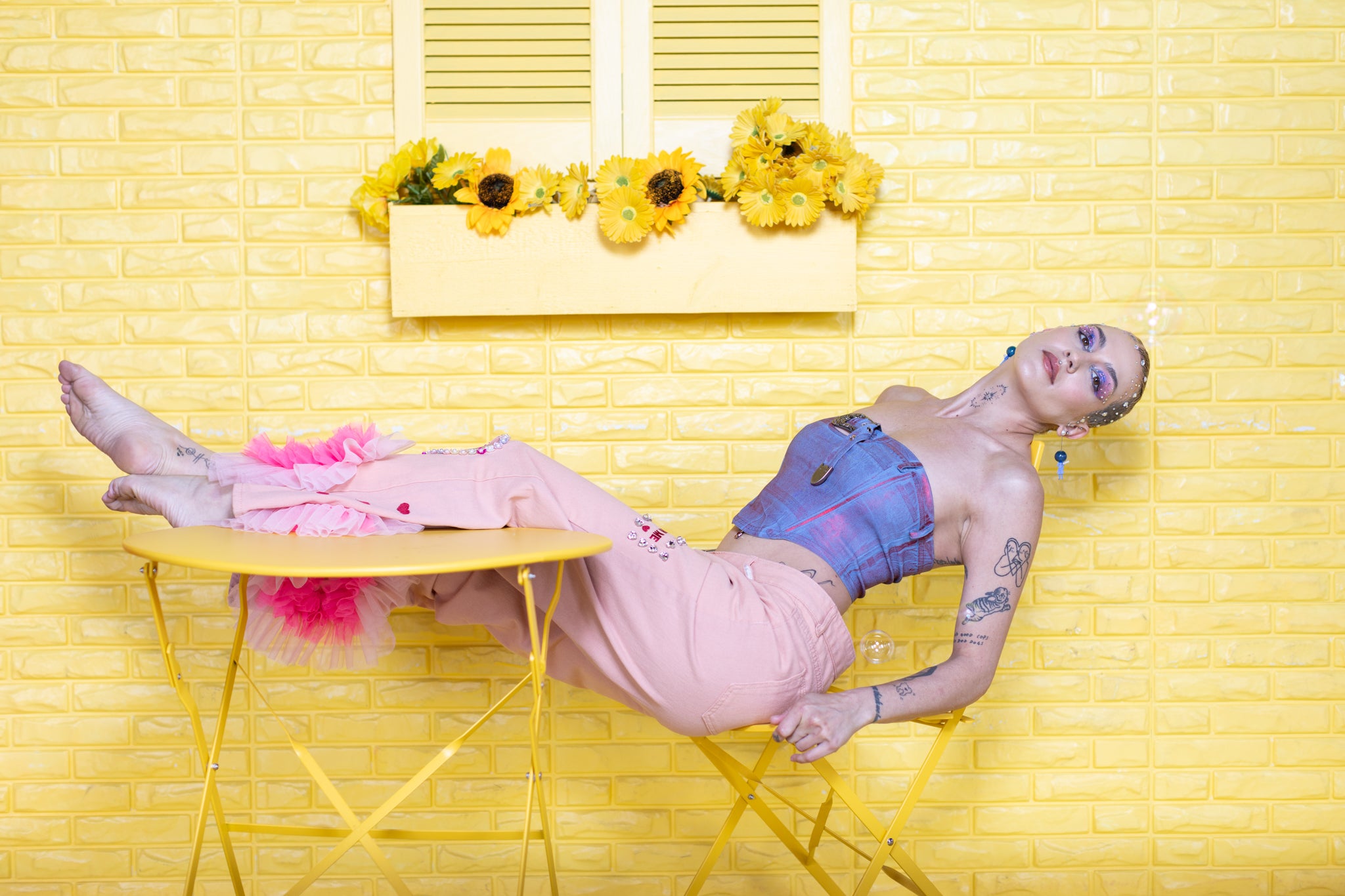 “Barbie Girl” Denim Pants